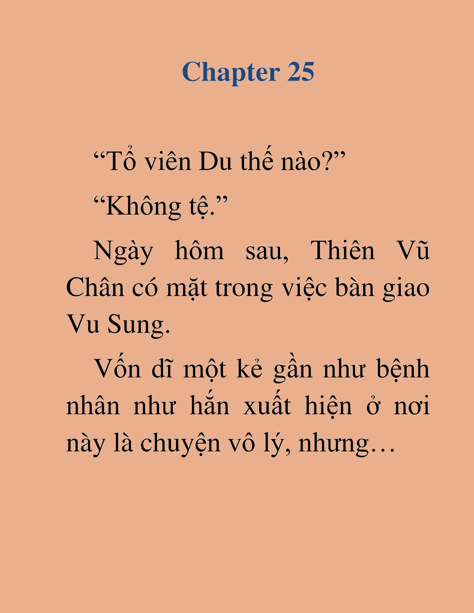 Đọc truyện HAT[NOVEL] Ma Đế Hồi Quy - Chap 25