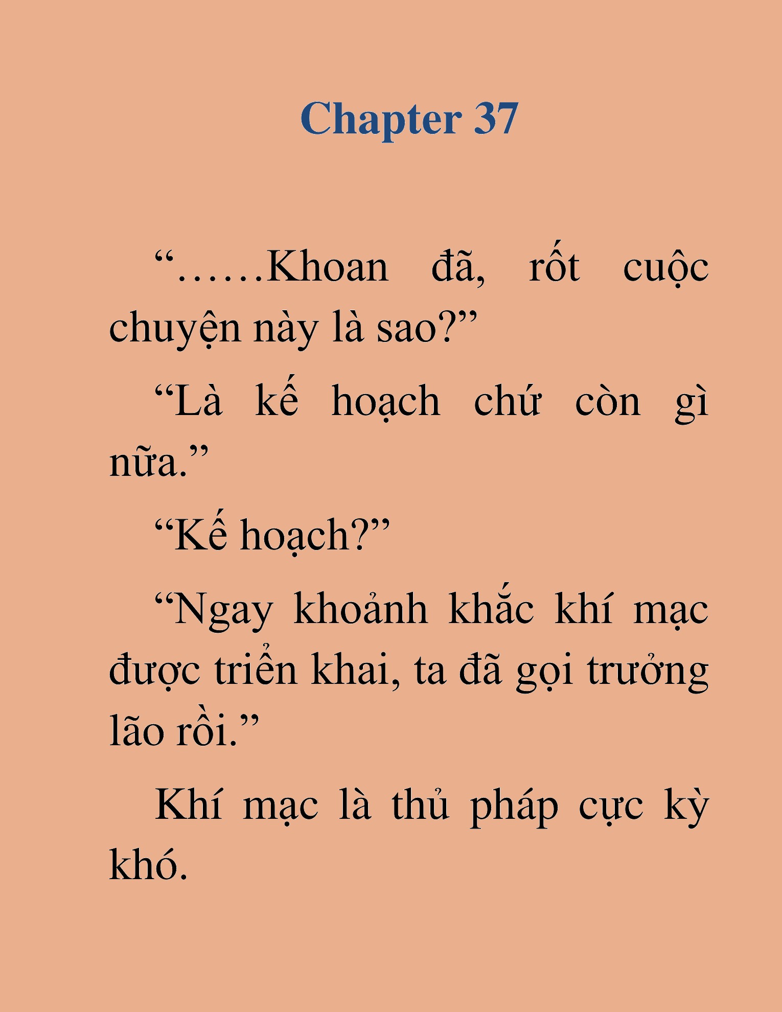 Đọc truyện HAT[NOVEL] Ma Đế Hồi Quy - Chap 37