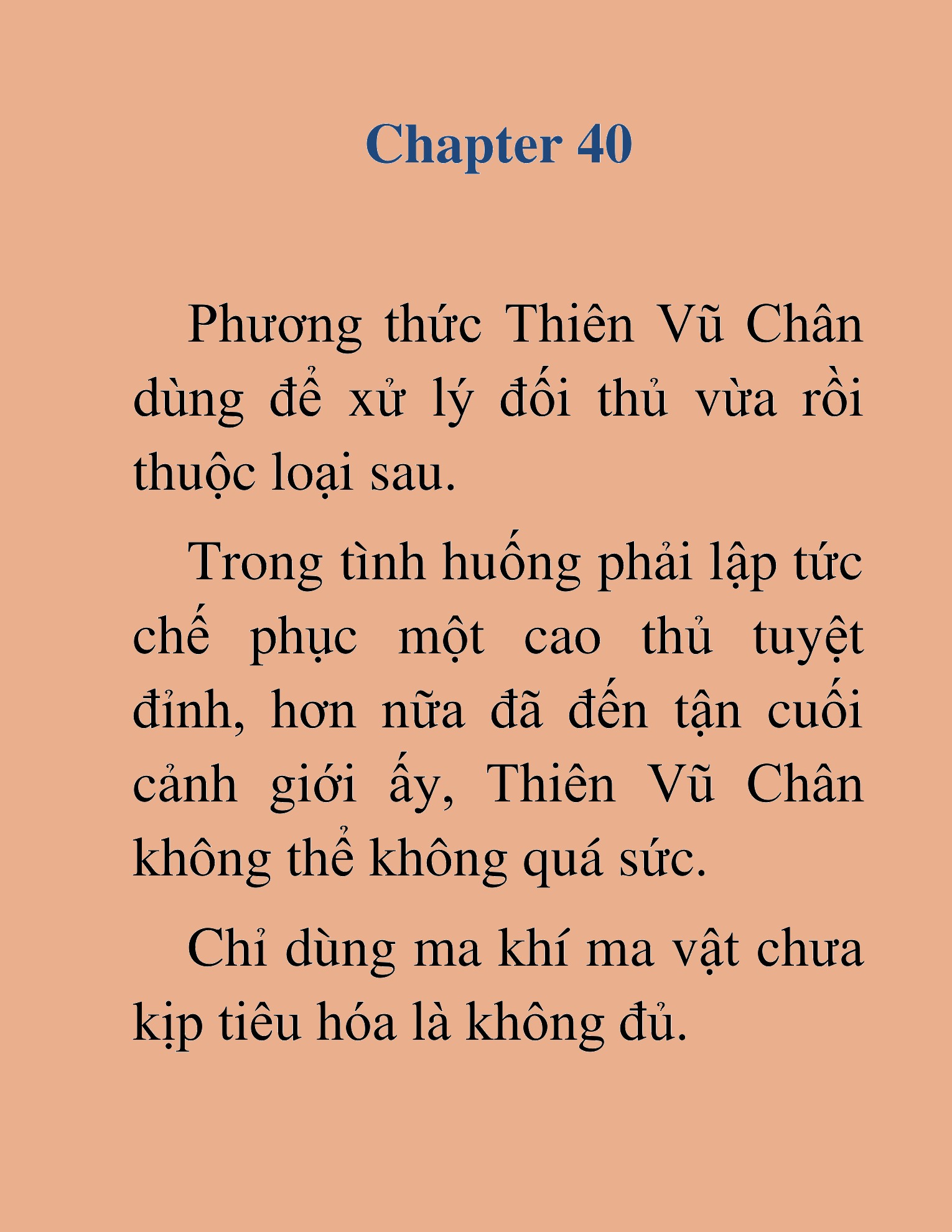 Đọc truyện HAT[NOVEL] Ma Đế Hồi Quy - Chap 40