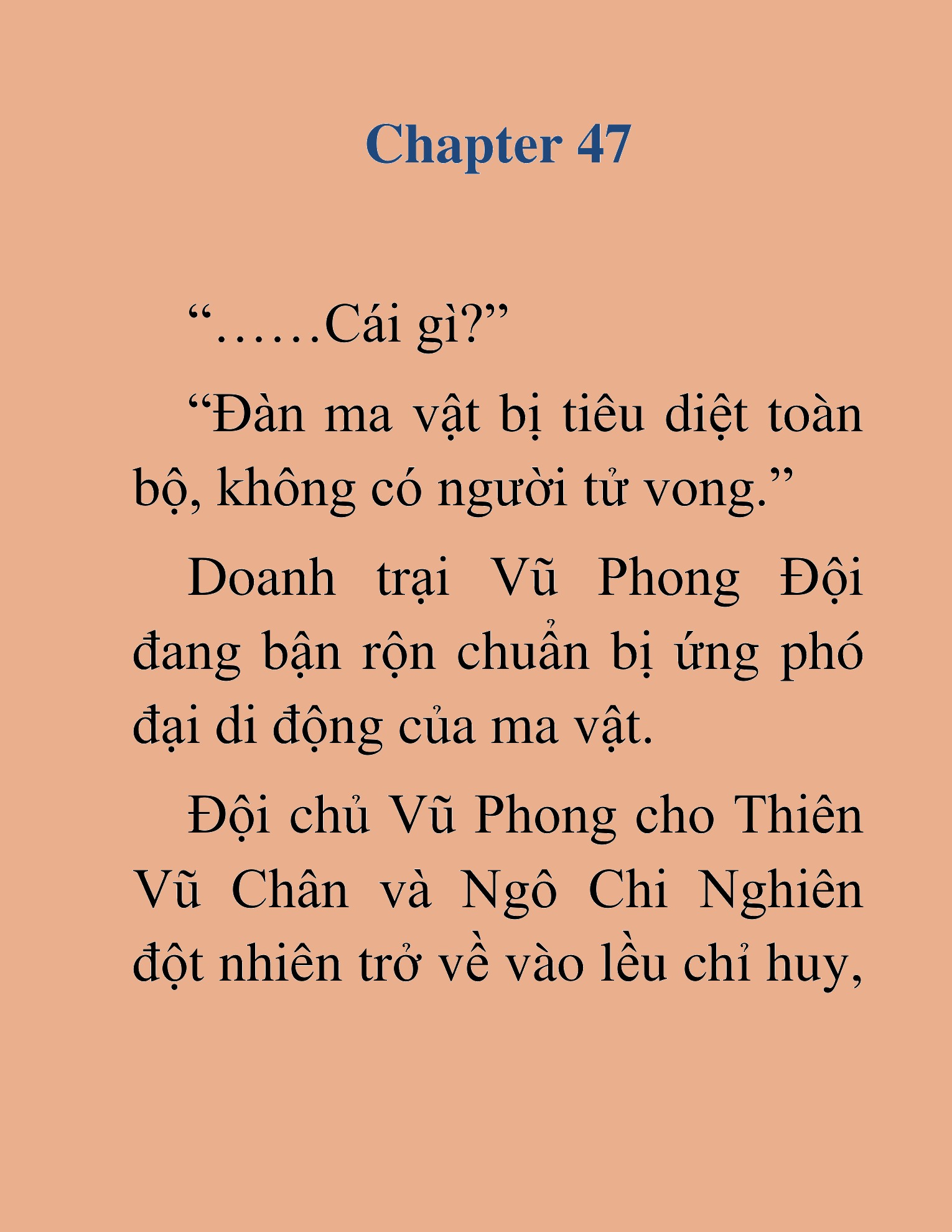Đọc truyện HAT[NOVEL] Ma Đế Hồi Quy - Chap 47