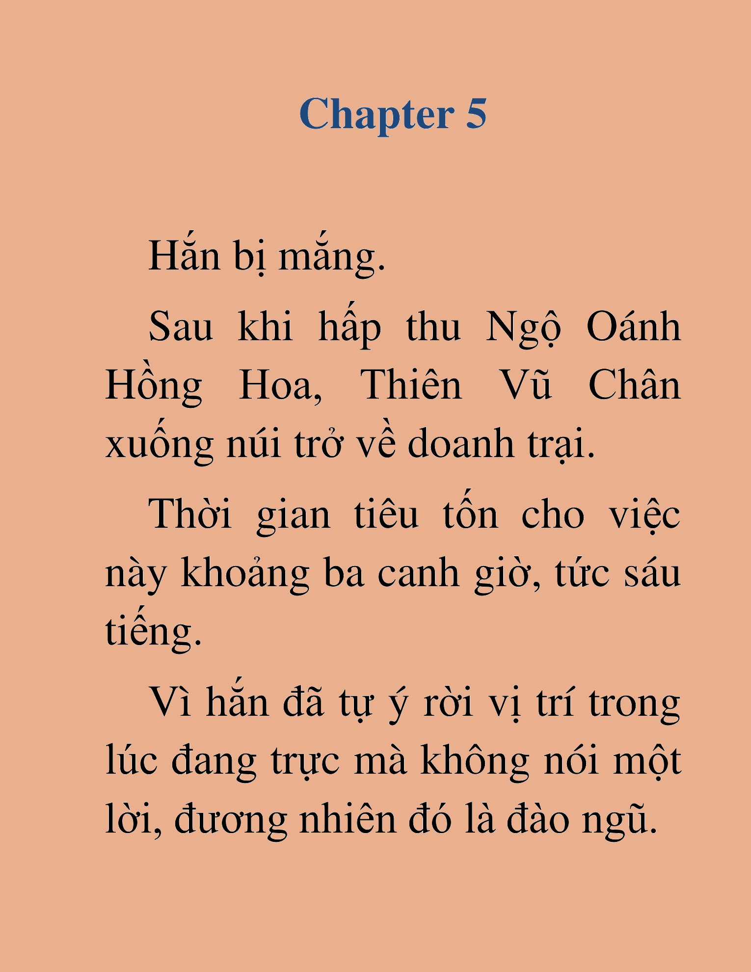 Đọc truyện HAT[NOVEL] Ma Đế Hồi Quy - Chap 5