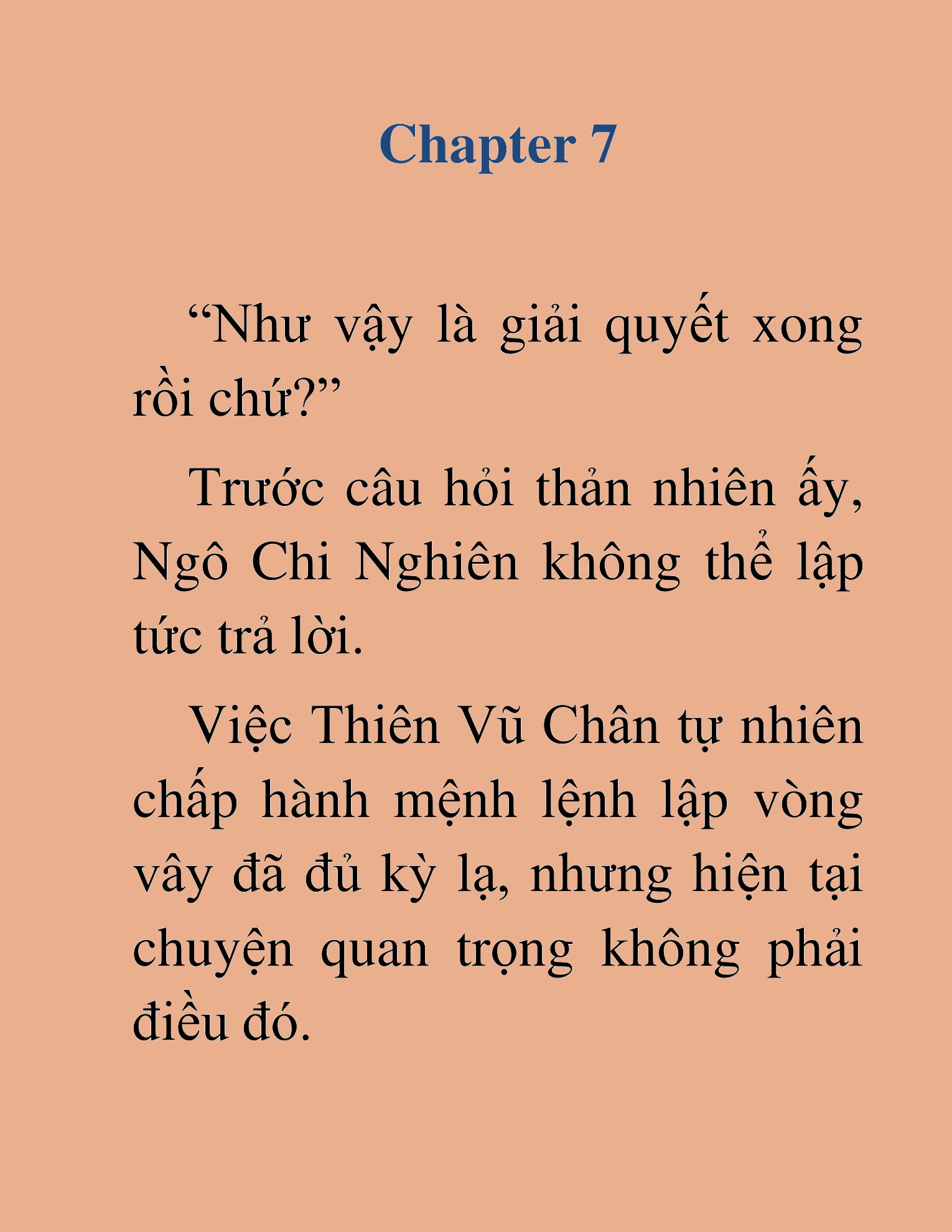 Đọc truyện HAT[NOVEL] Ma Đế Hồi Quy - Chap 7