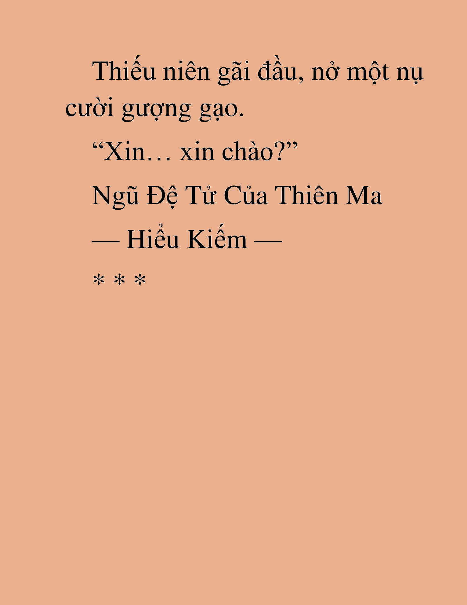 Đọc truyện HAT[NOVEL] Ngũ Đệ Tử Của Thiên Ma - Chap 14
