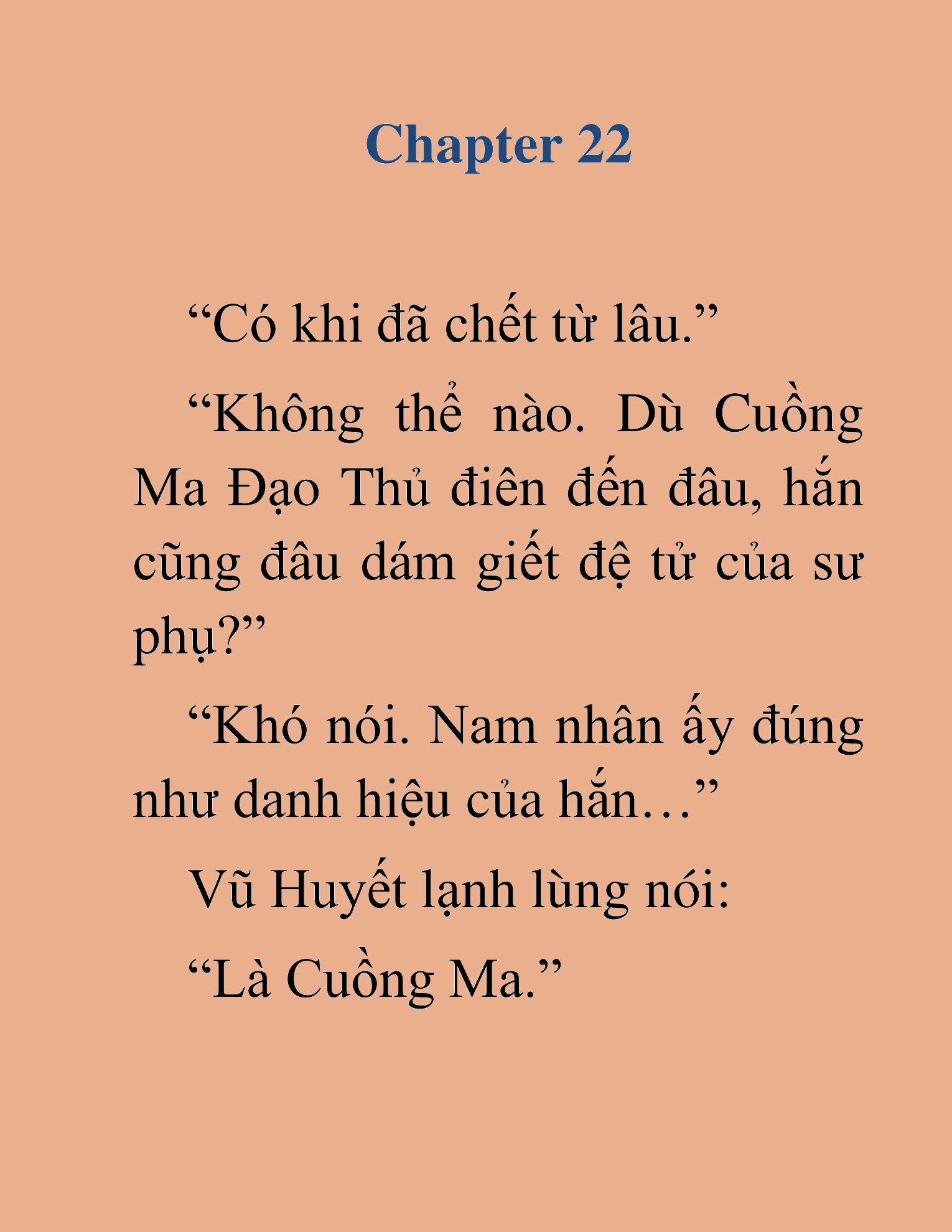 Đọc truyện HAT[NOVEL] Ngũ Đệ Tử Của Thiên Ma - Chap 22