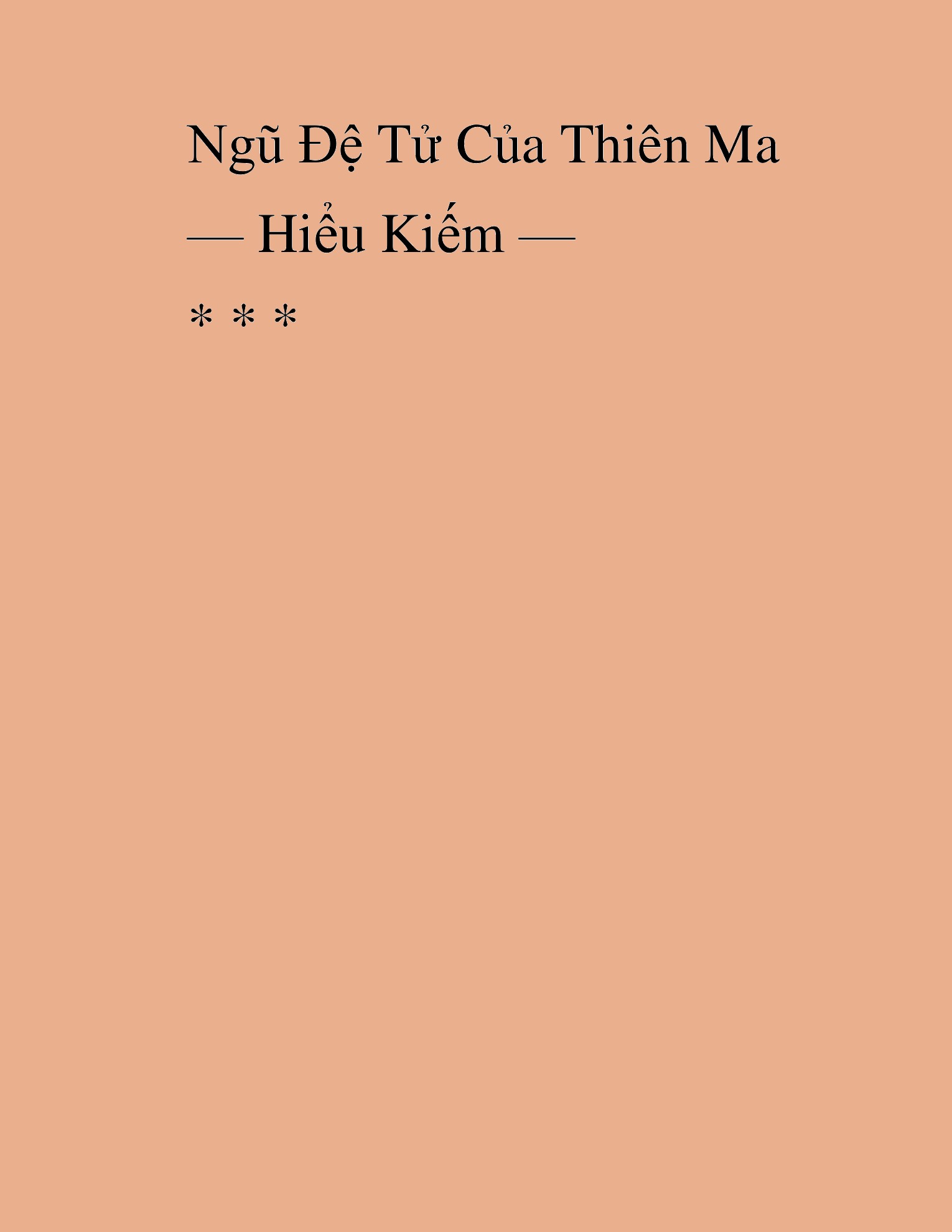 Đọc truyện HAT[NOVEL] Ngũ Đệ Tử Của Thiên Ma - Chap 28