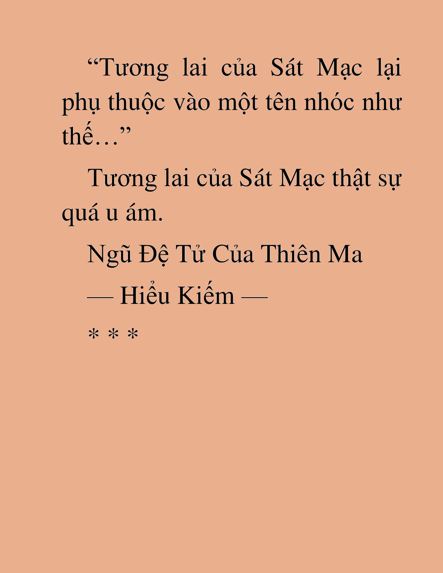 Đọc truyện HAT[NOVEL] Ngũ Đệ Tử Của Thiên Ma - Chap 4