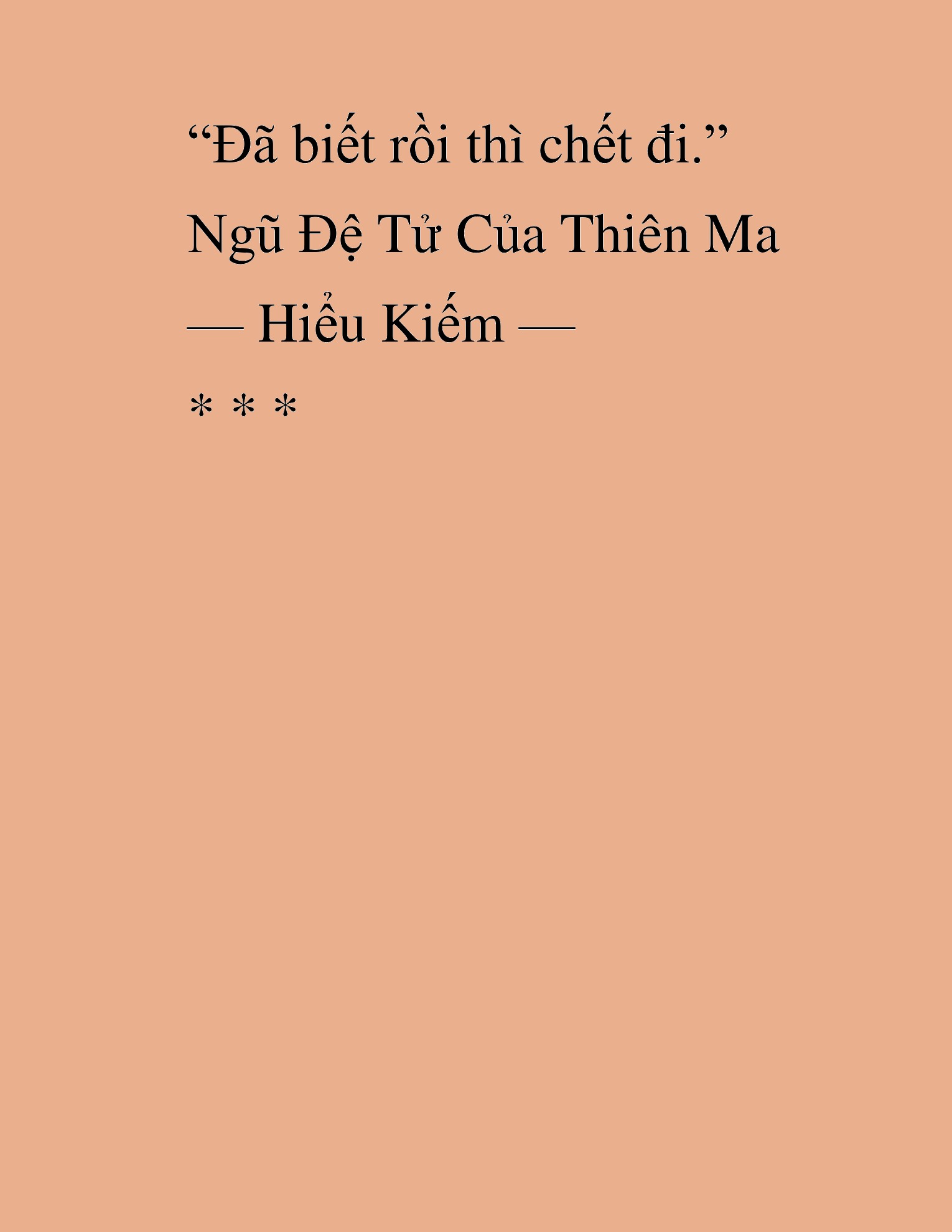 Đọc truyện HAT[NOVEL] Ngũ Đệ Tử Của Thiên Ma - Chap 42