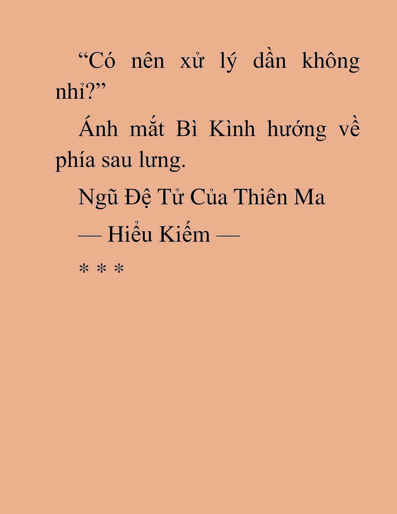 Đọc truyện HAT[NOVEL] Ngũ Đệ Tử Của Thiên Ma - Chap 50