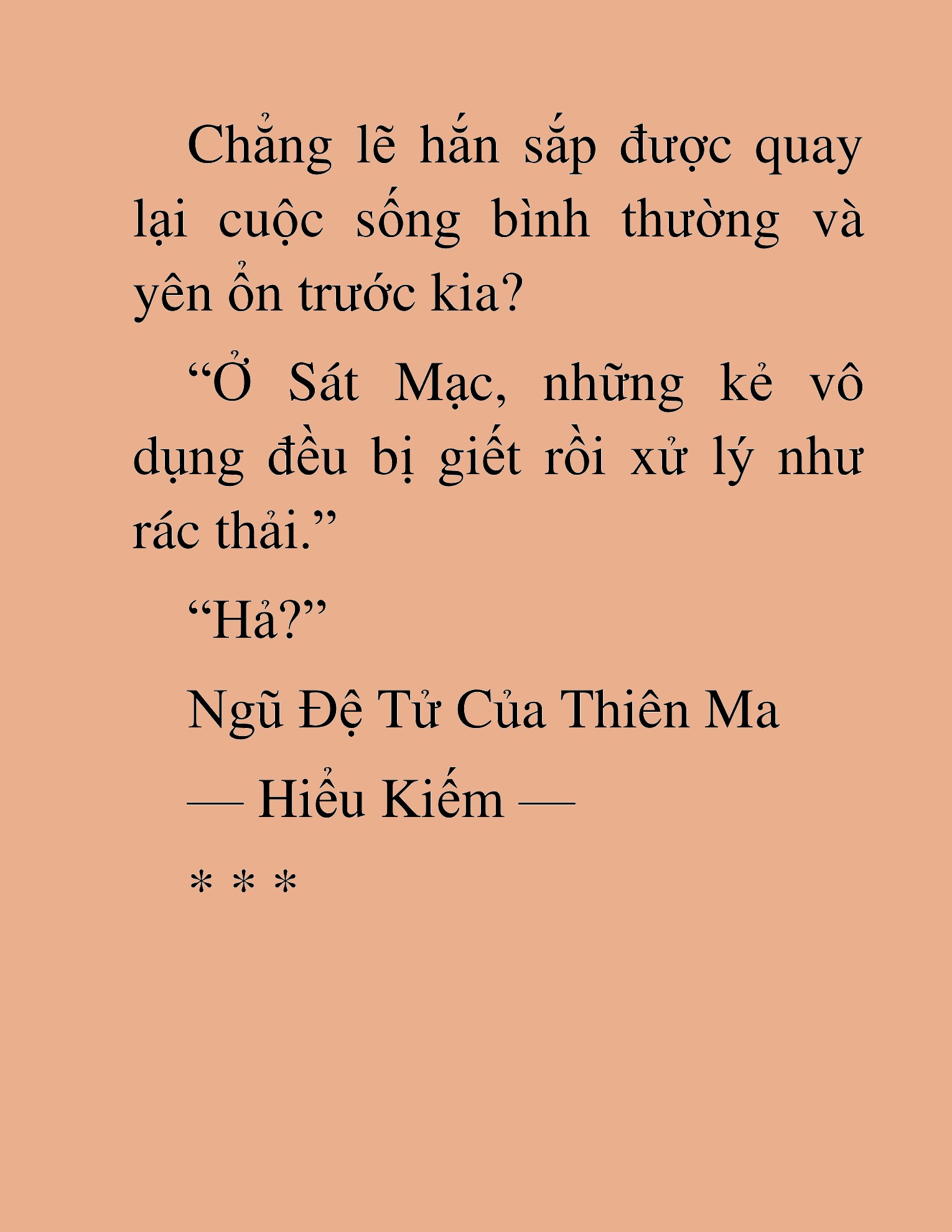 Đọc truyện HAT[NOVEL] Ngũ Đệ Tử Của Thiên Ma - Chap 8