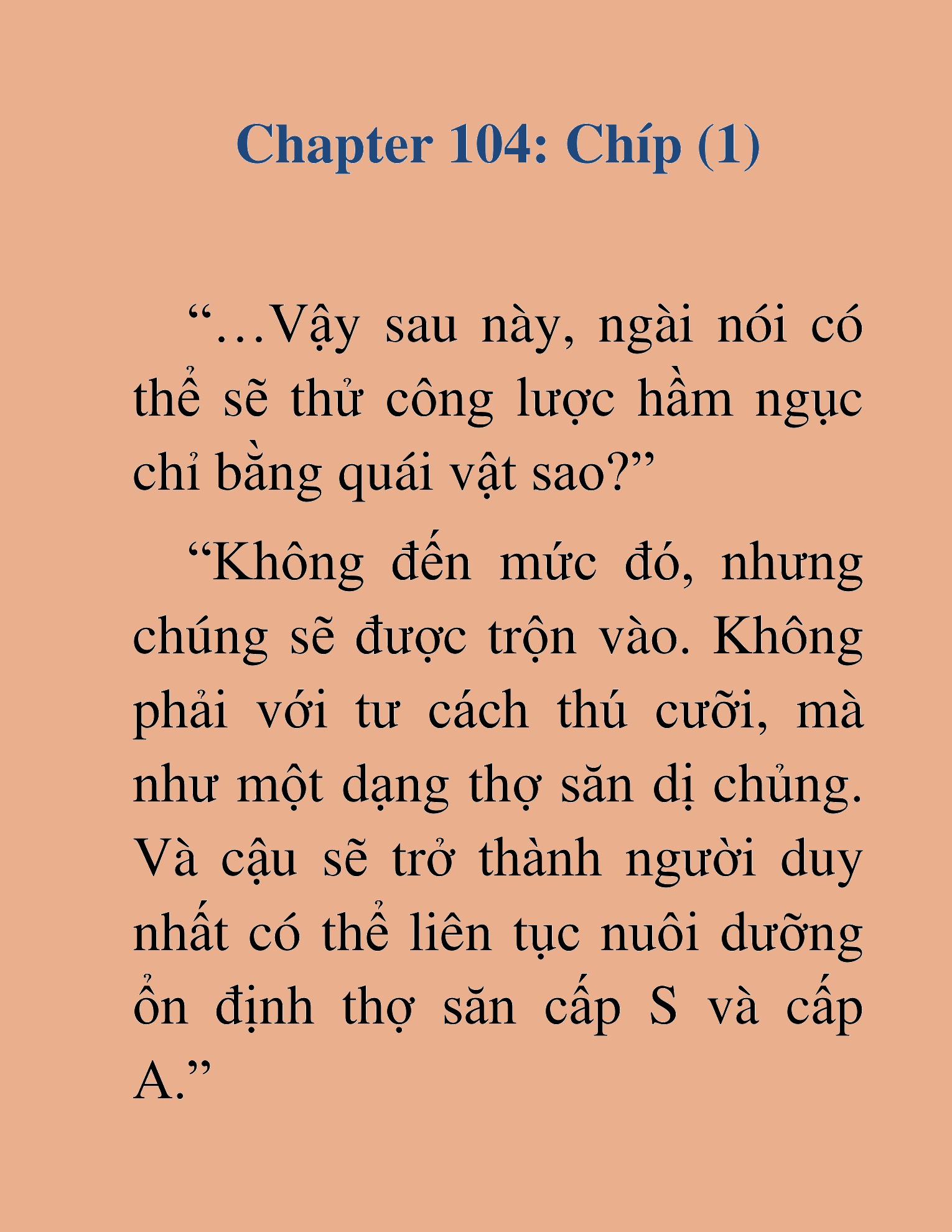 Đọc truyện HAT[NOVEL] Những Thợ Săn Cấp S Mà Tôi Nuôi Dưỡng - Chap 104