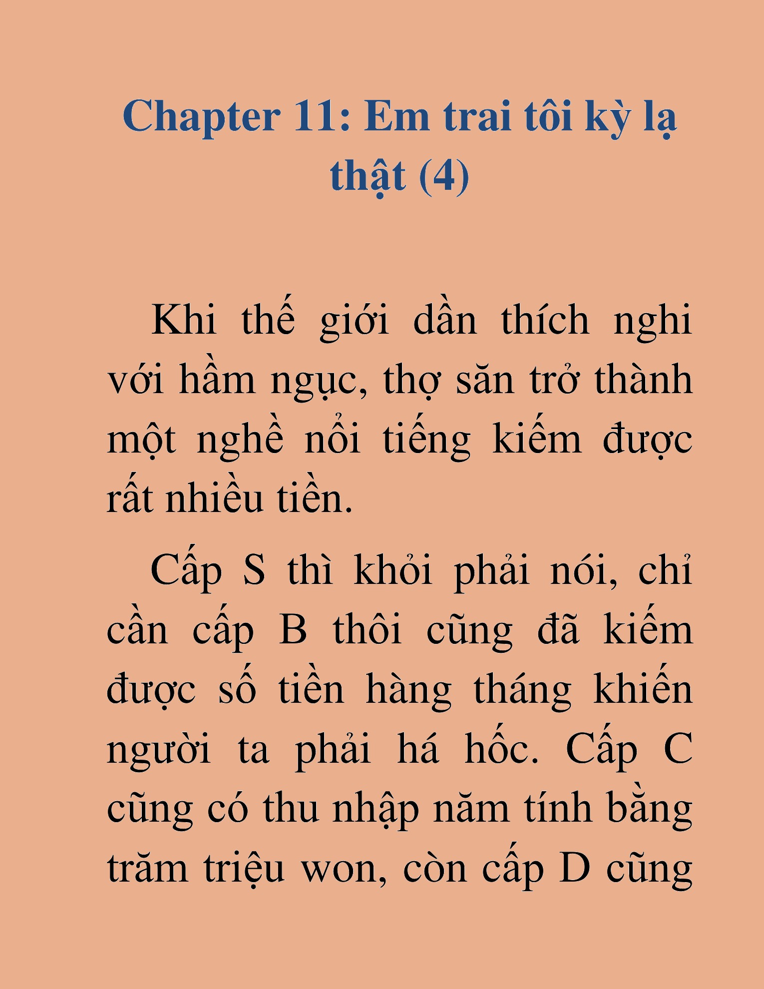 Đọc truyện HAT[NOVEL] Những Thợ Săn Cấp S Mà Tôi Nuôi Dưỡng - Chap 11