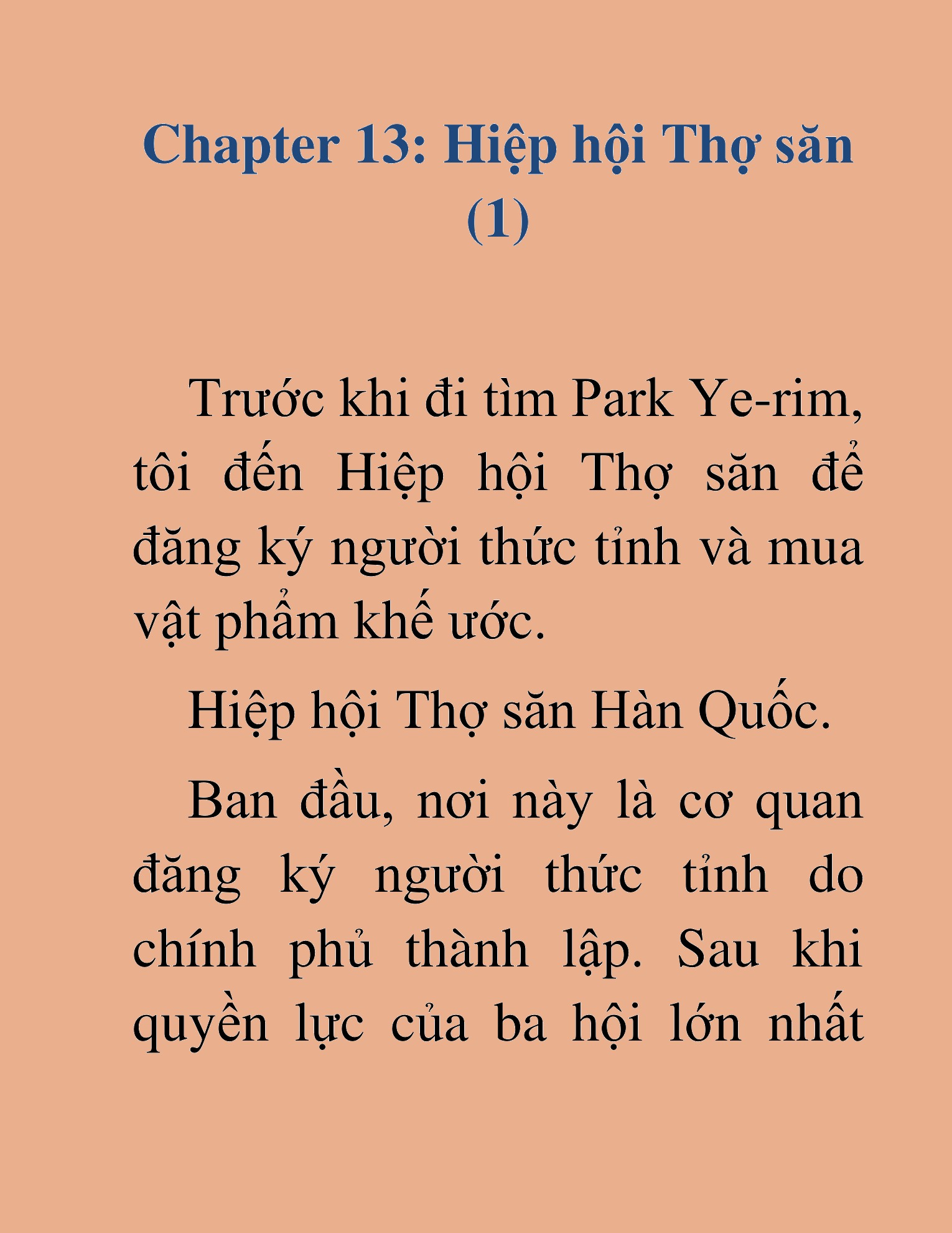 Đọc truyện HAT[NOVEL] Những Thợ Săn Cấp S Mà Tôi Nuôi Dưỡng - Chap 13