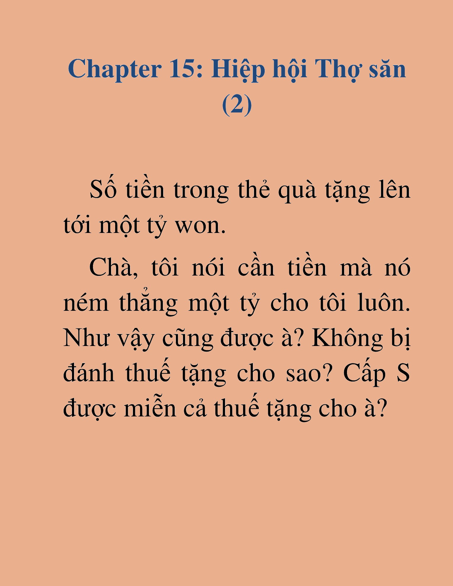 Đọc truyện HAT[NOVEL] Những Thợ Săn Cấp S Mà Tôi Nuôi Dưỡng - Chap 15