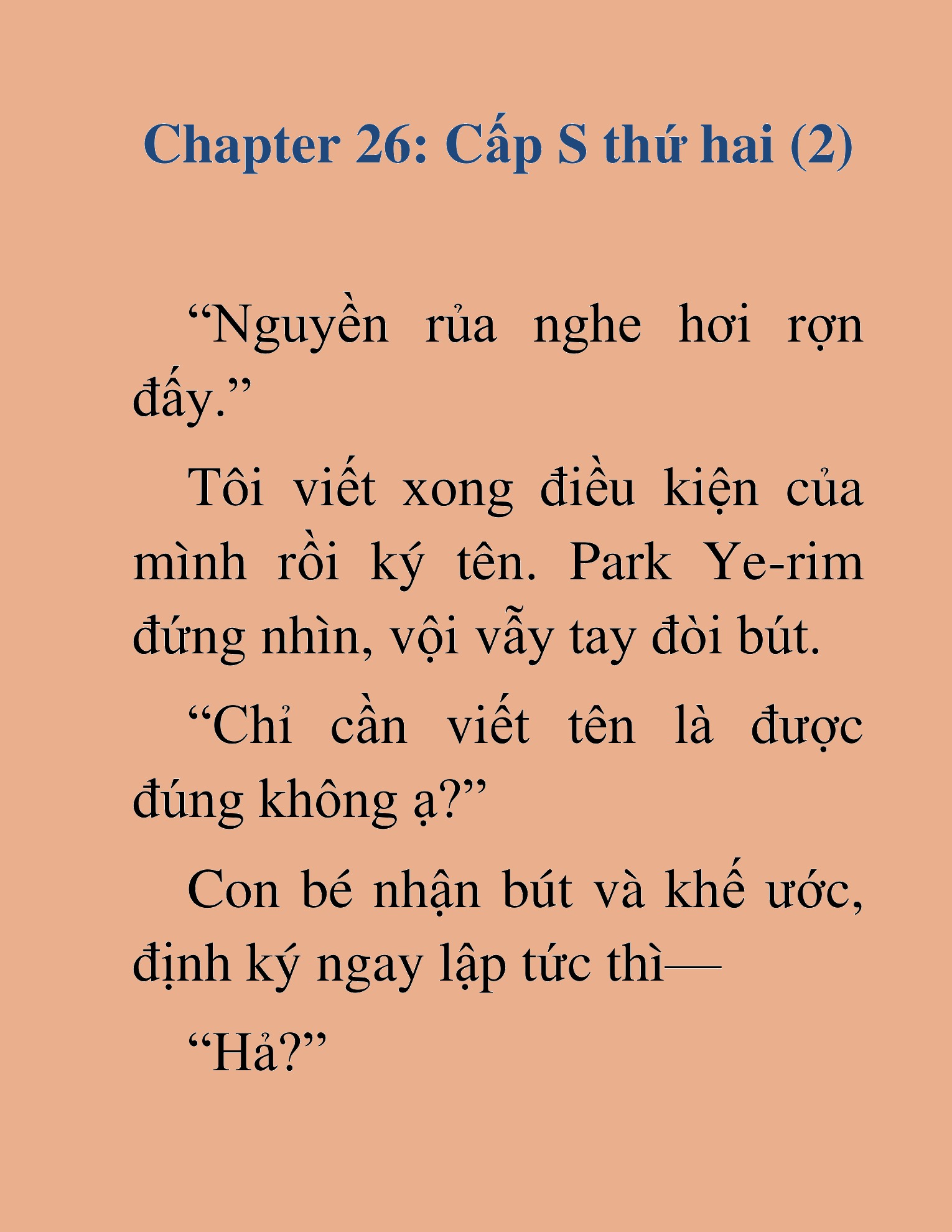Đọc truyện HAT[NOVEL] Những Thợ Săn Cấp S Mà Tôi Nuôi Dưỡng - Chap 26