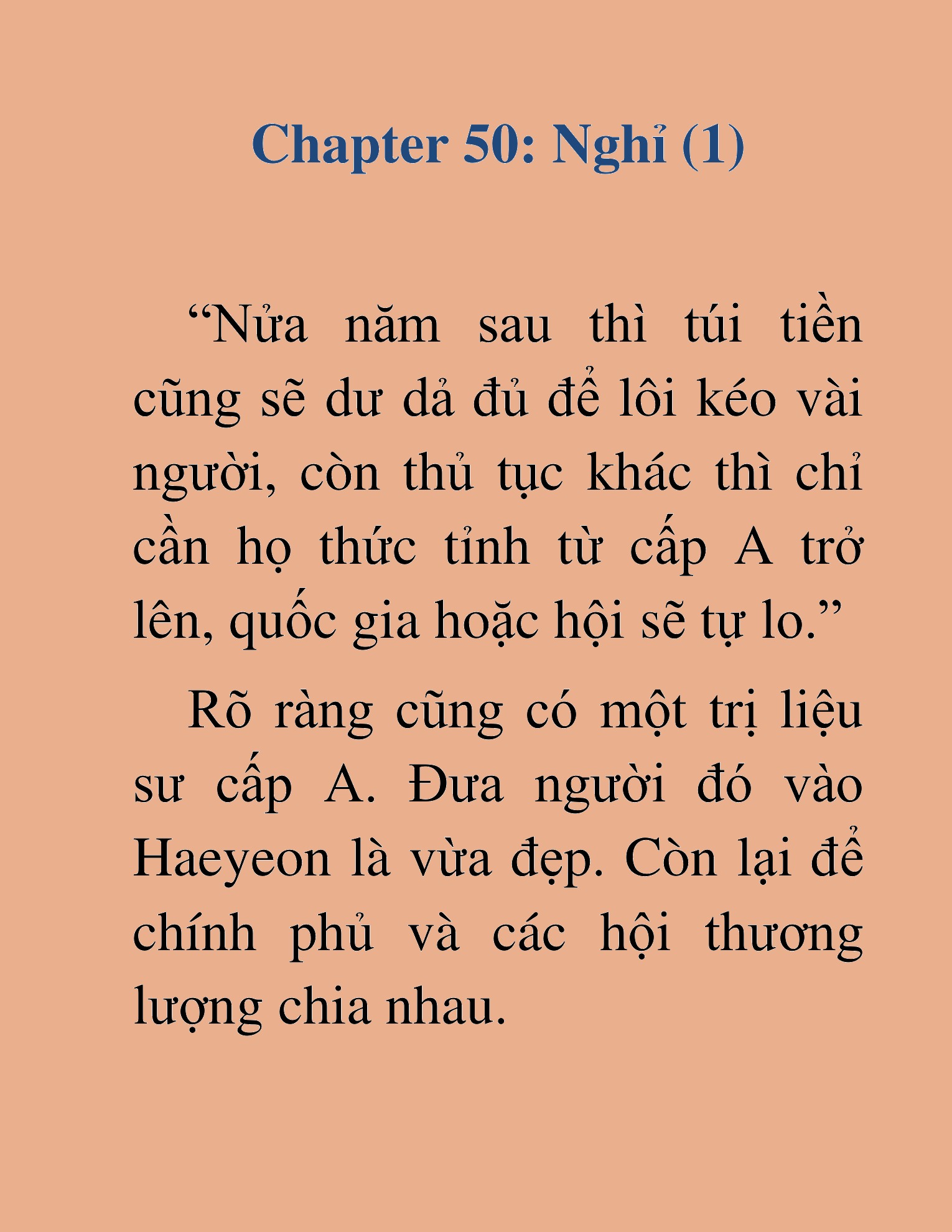 Đọc truyện HAT[NOVEL] Những Thợ Săn Cấp S Mà Tôi Nuôi Dưỡng - Chap 50