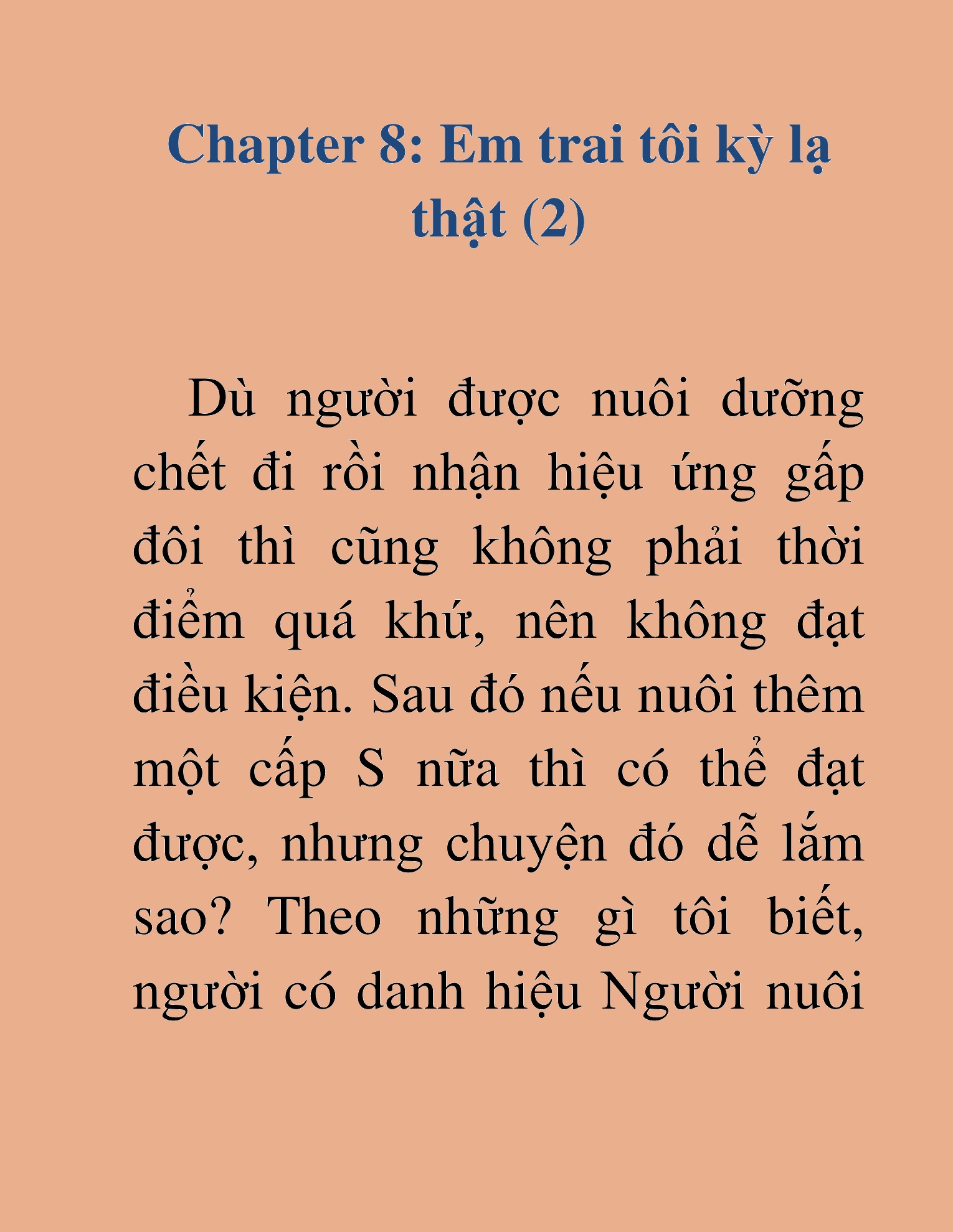 Đọc truyện HAT[NOVEL] Những Thợ Săn Cấp S Mà Tôi Nuôi Dưỡng - Chap 8