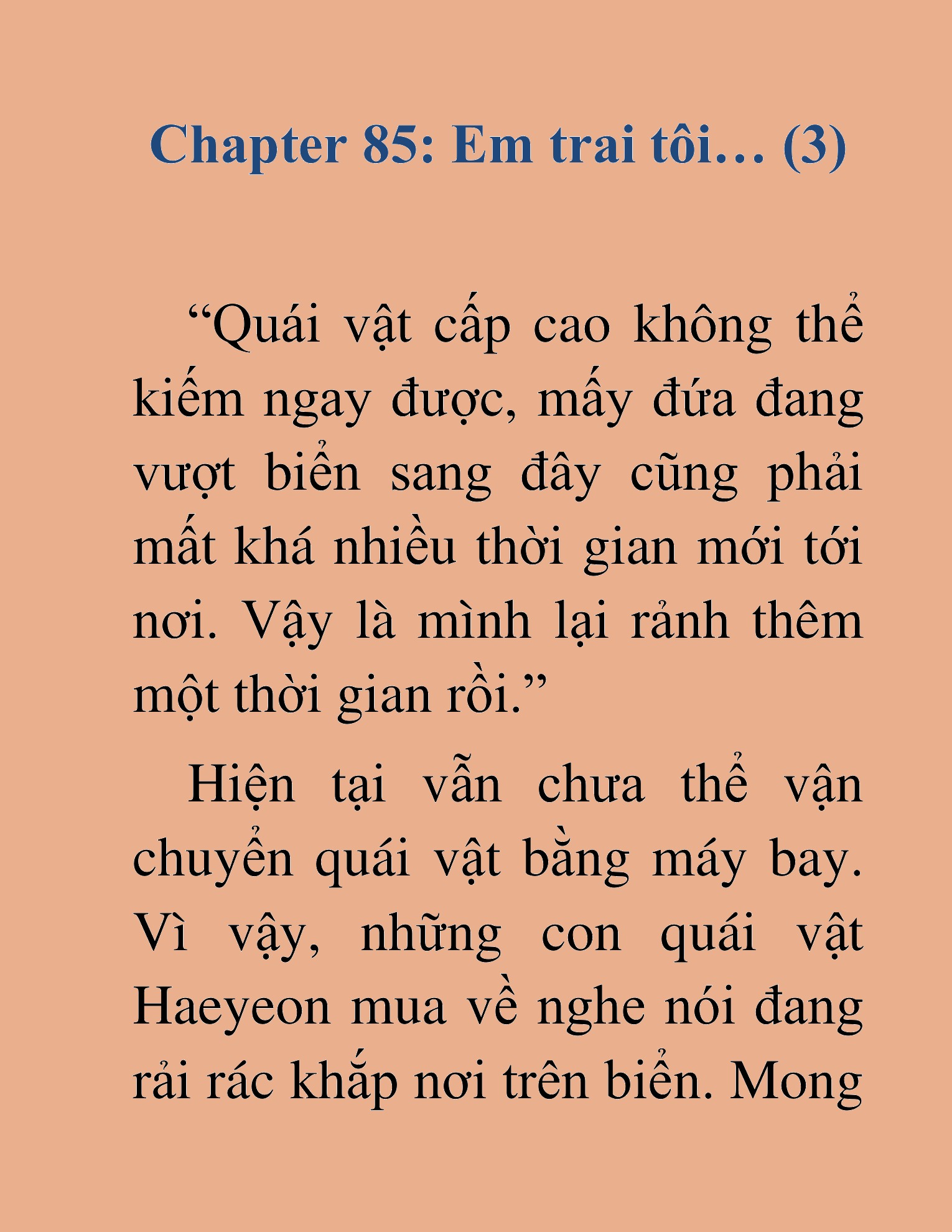 Đọc truyện HAT[NOVEL] Những Thợ Săn Cấp S Mà Tôi Nuôi Dưỡng - Chap 85