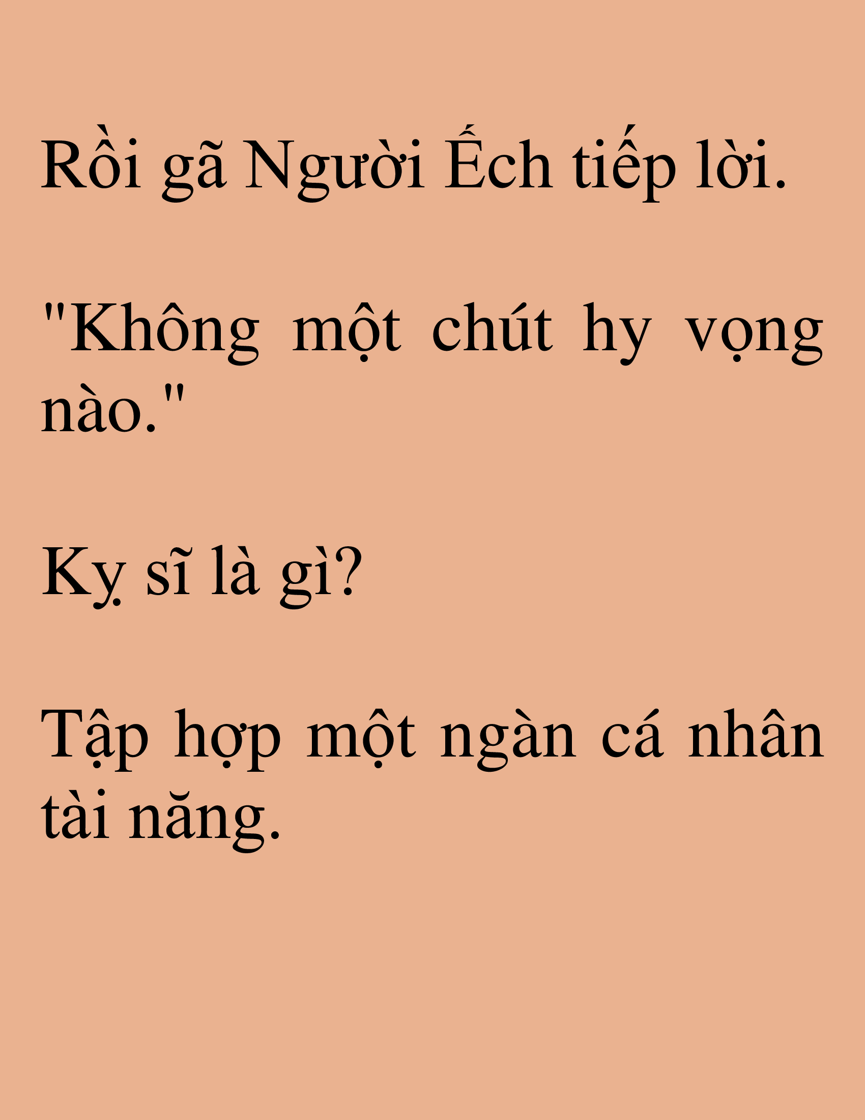 Đọc truyện SNVT [NOVEL] Hiệp Sĩ Sống Vì Ngày Hôm Nay - Chương 153: Chuyện Bất Khả Thi