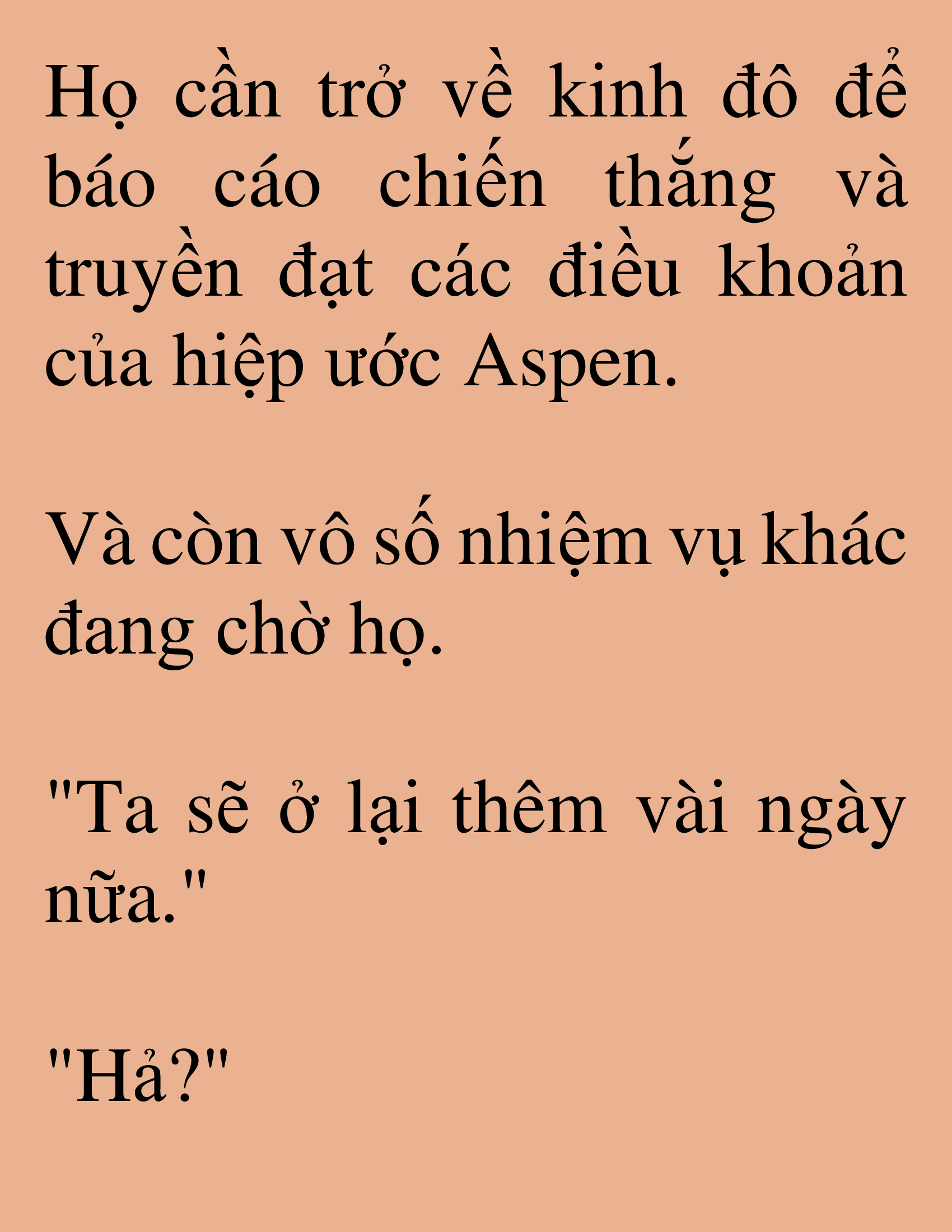 Đọc truyện SNVT [NOVEL] Hiệp Sĩ Sống Vì Ngày Hôm Nay - Chương 153: Chuyện Bất Khả Thi