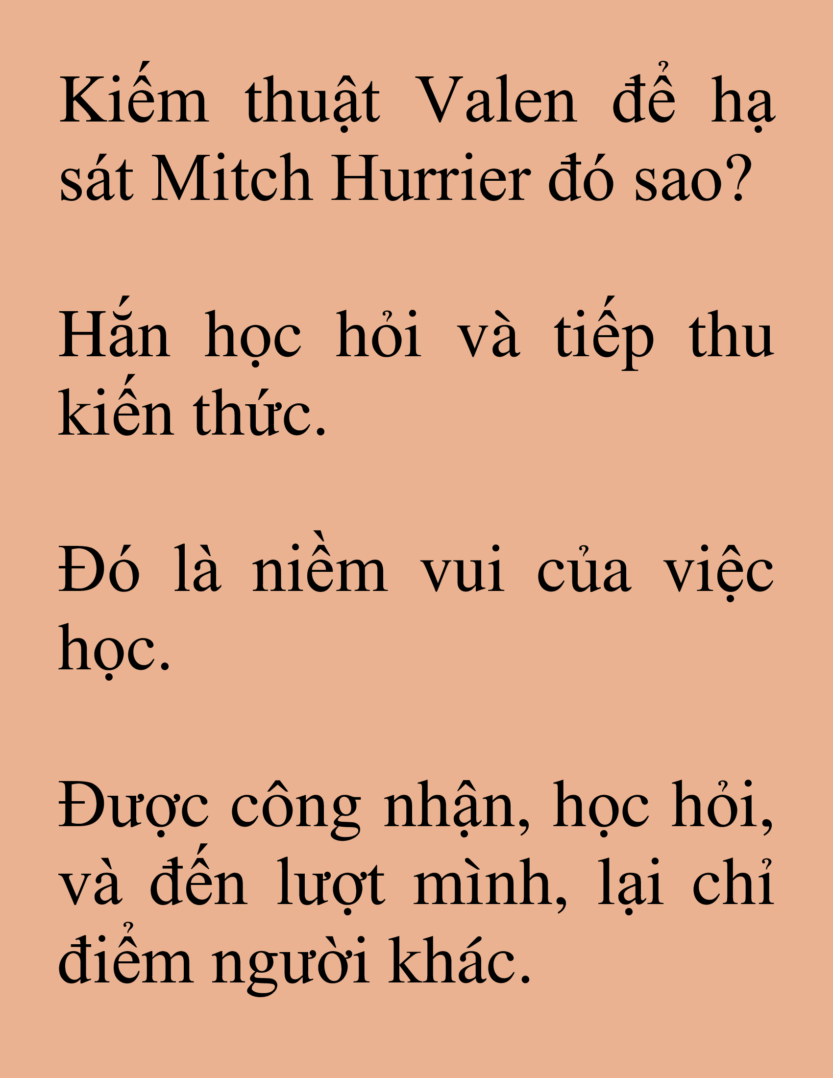 Đọc truyện SNVT [NOVEL] Hiệp Sĩ Sống Vì Ngày Hôm Nay - Chương 162: Học Tập, Rèn Luyện, Giảng Dạy Và Thấu Hiểu