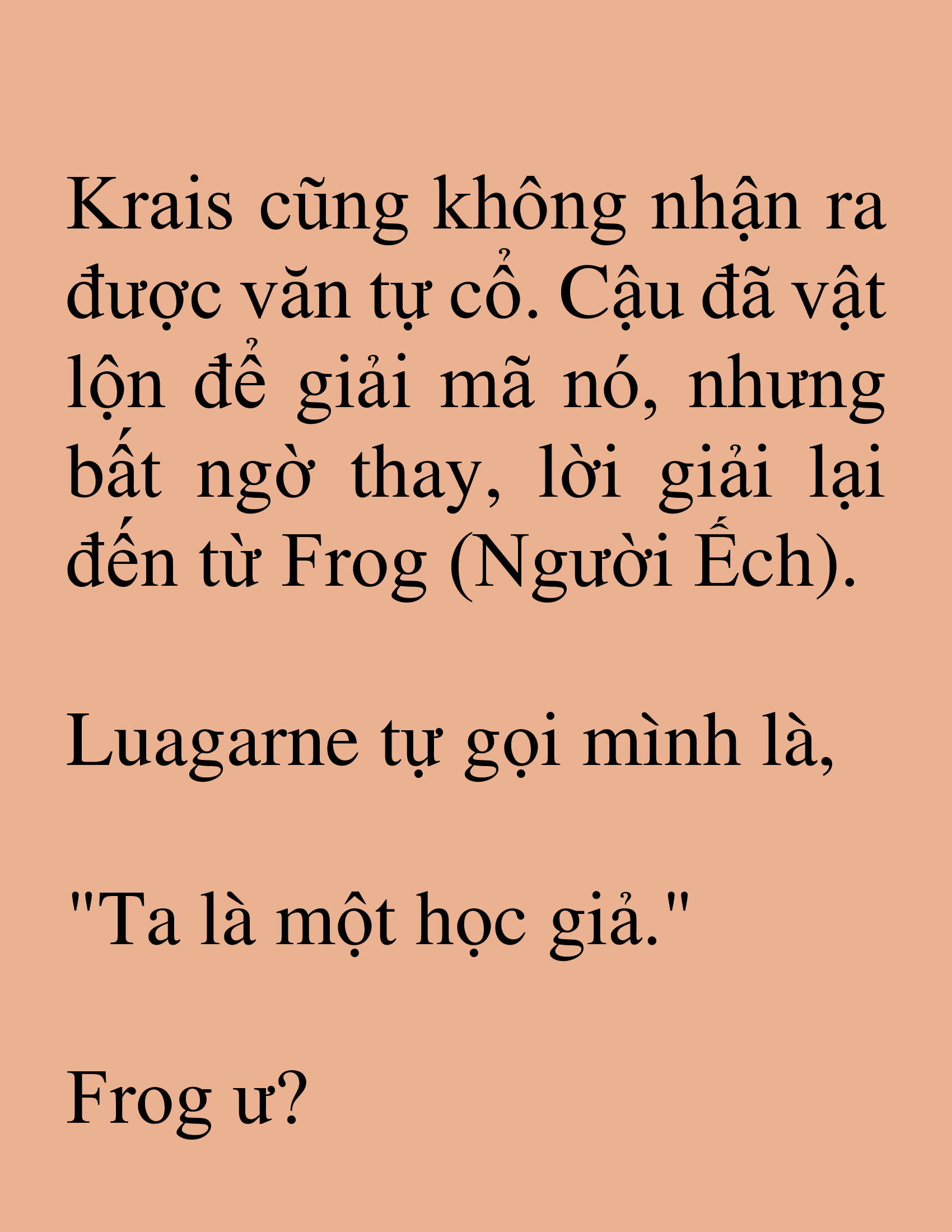 Đọc truyện SNVT [NOVEL] Hiệp Sĩ Sống Vì Ngày Hôm Nay - Chương 164: Một Kho Báu Bên Cạnh Một Lời Thỉnh Cầu