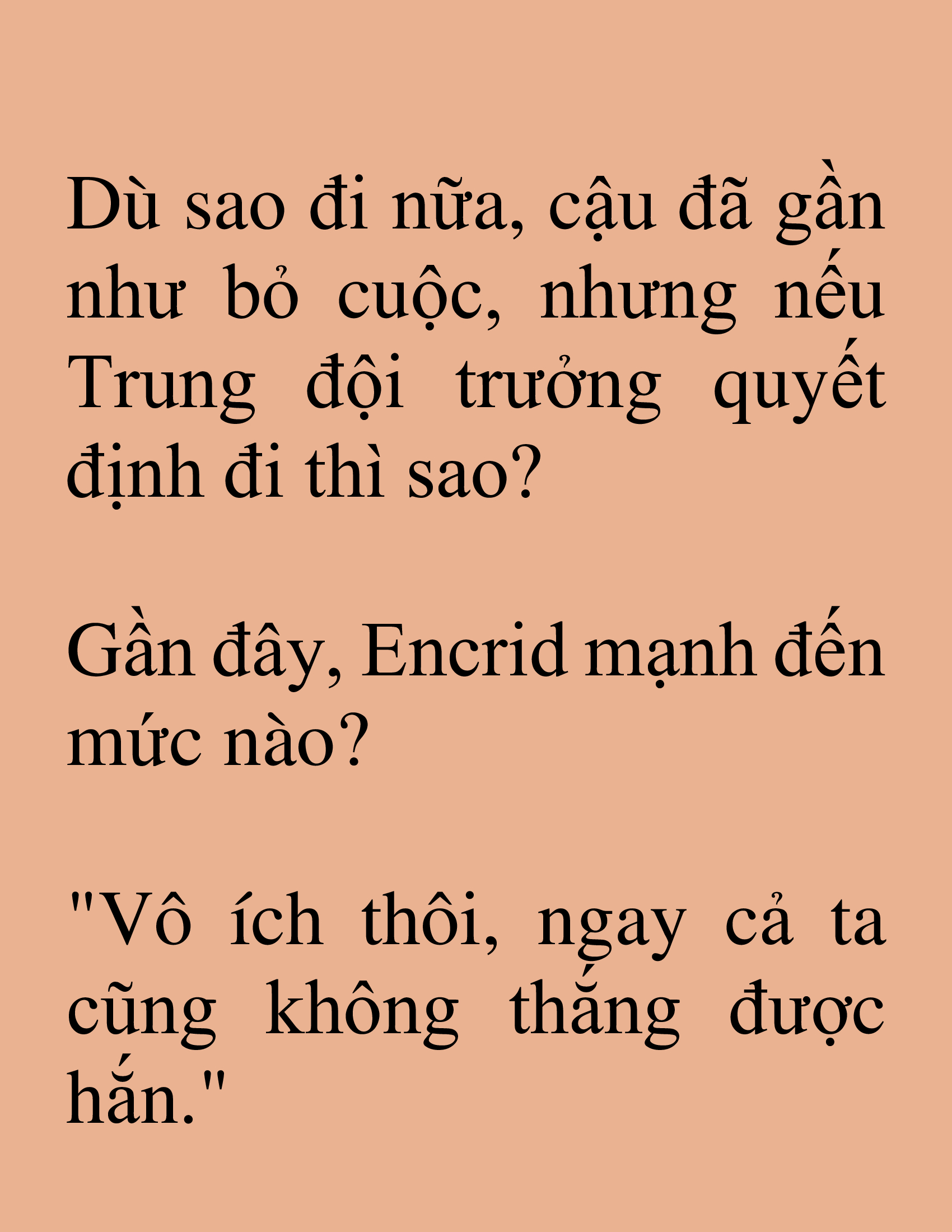 Đọc truyện SNVT [NOVEL] Hiệp Sĩ Sống Vì Ngày Hôm Nay - Chương 165: Một Kho Báu Bên Cạnh Một Lời Thỉnh Cầu