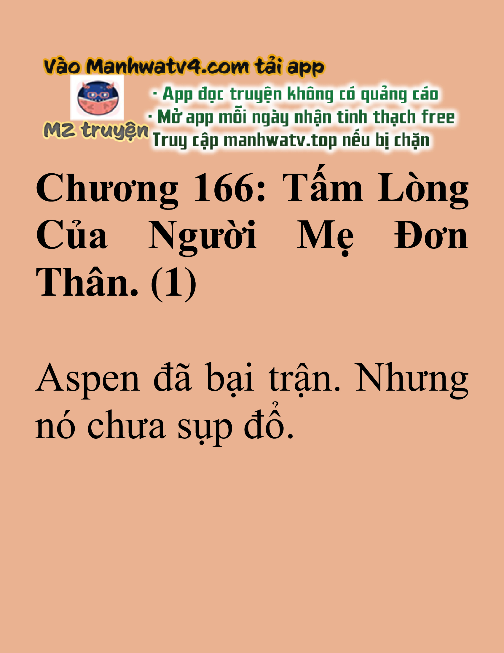 Đọc truyện SNVT [NOVEL] Hiệp Sĩ Sống Vì Ngày Hôm Nay - Chương 166: Tấm Lòng Của Người Mẹ Đơn Thân