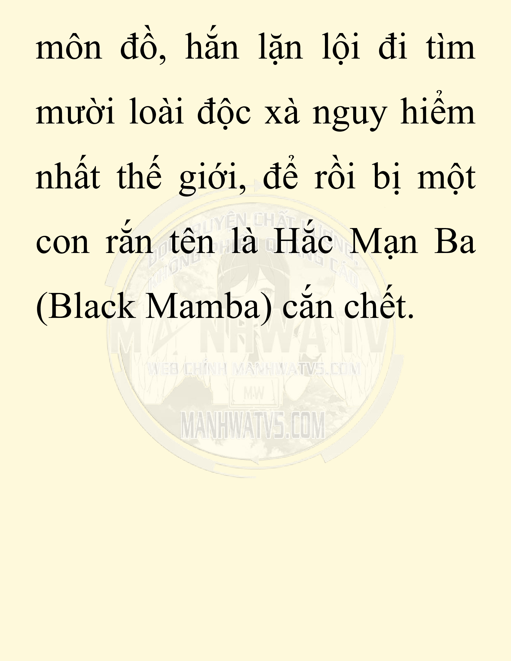 Đọc truyện SNVT[NOVEL] Chuyên Gia Côn Trùng Đường Gia Tứ Xuyên - Chap 1: Thanh Ban Ngô Công