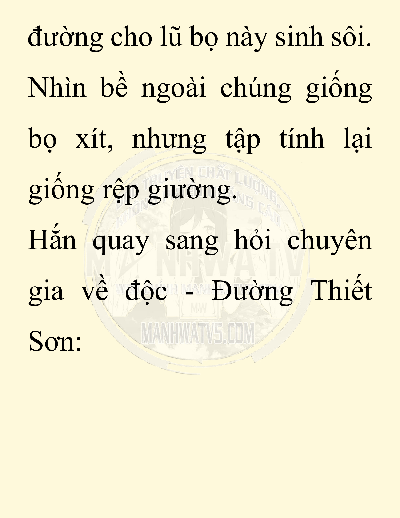Đọc truyện SNVT[NOVEL] Chuyên Gia Côn Trùng Đường Gia Tứ Xuyên - Chap 19: Phỏng Vấn Ngược