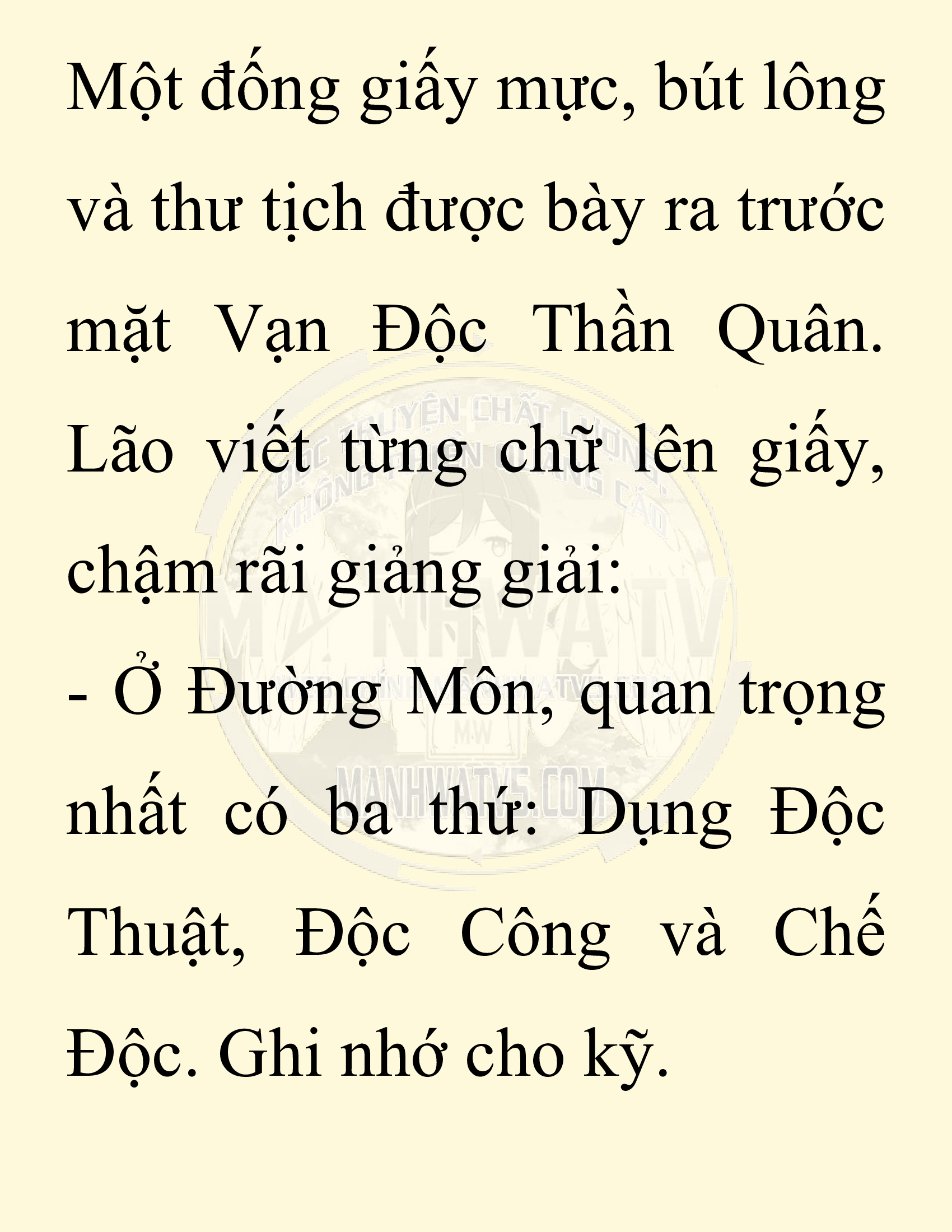 Đọc truyện SNVT[NOVEL] Chuyên Gia Côn Trùng Đường Gia Tứ Xuyên - Chap 32: Vạn Độc Điện