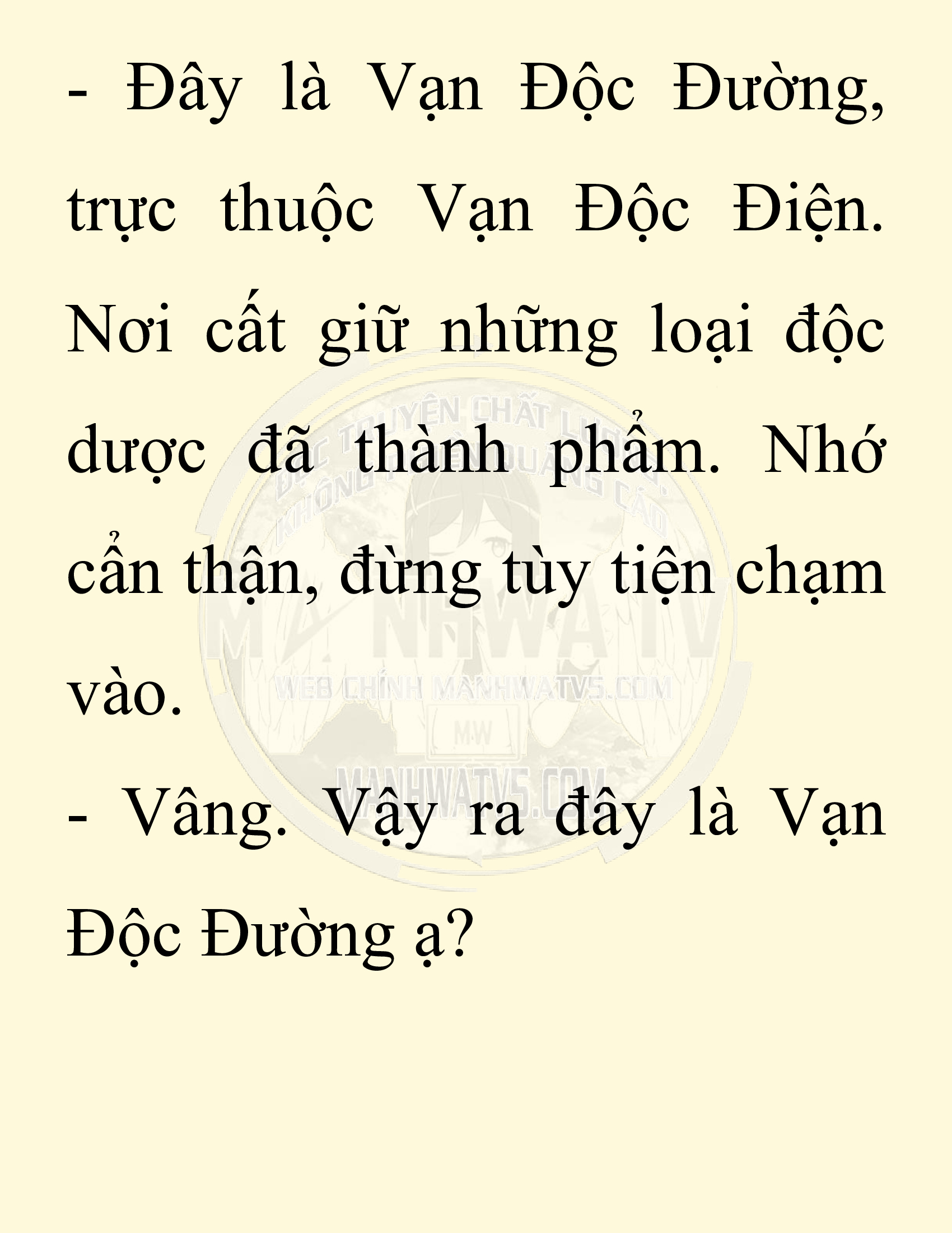 Đọc truyện SNVT[NOVEL] Chuyên Gia Côn Trùng Đường Gia Tứ Xuyên - Chap 33: Vạn Độc Điện