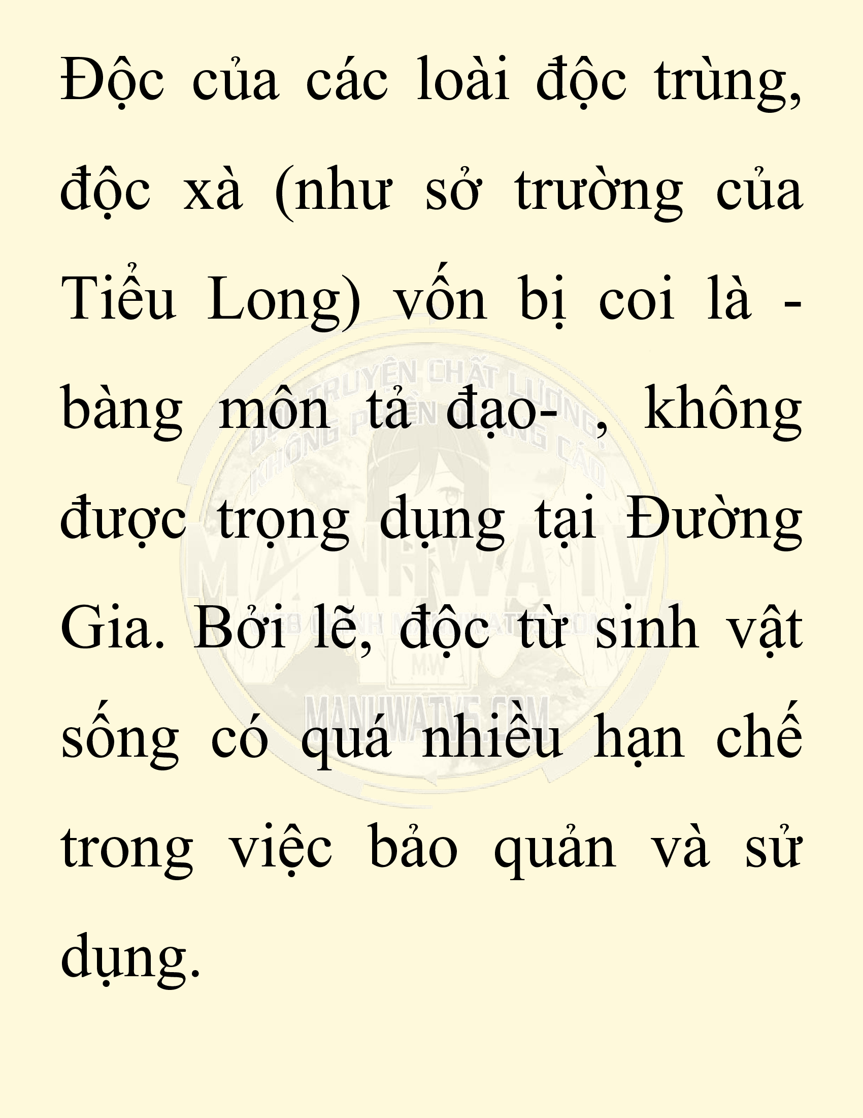 Đọc truyện SNVT[NOVEL] Chuyên Gia Côn Trùng Đường Gia Tứ Xuyên - Chap 35: Vạn Độc Điện
