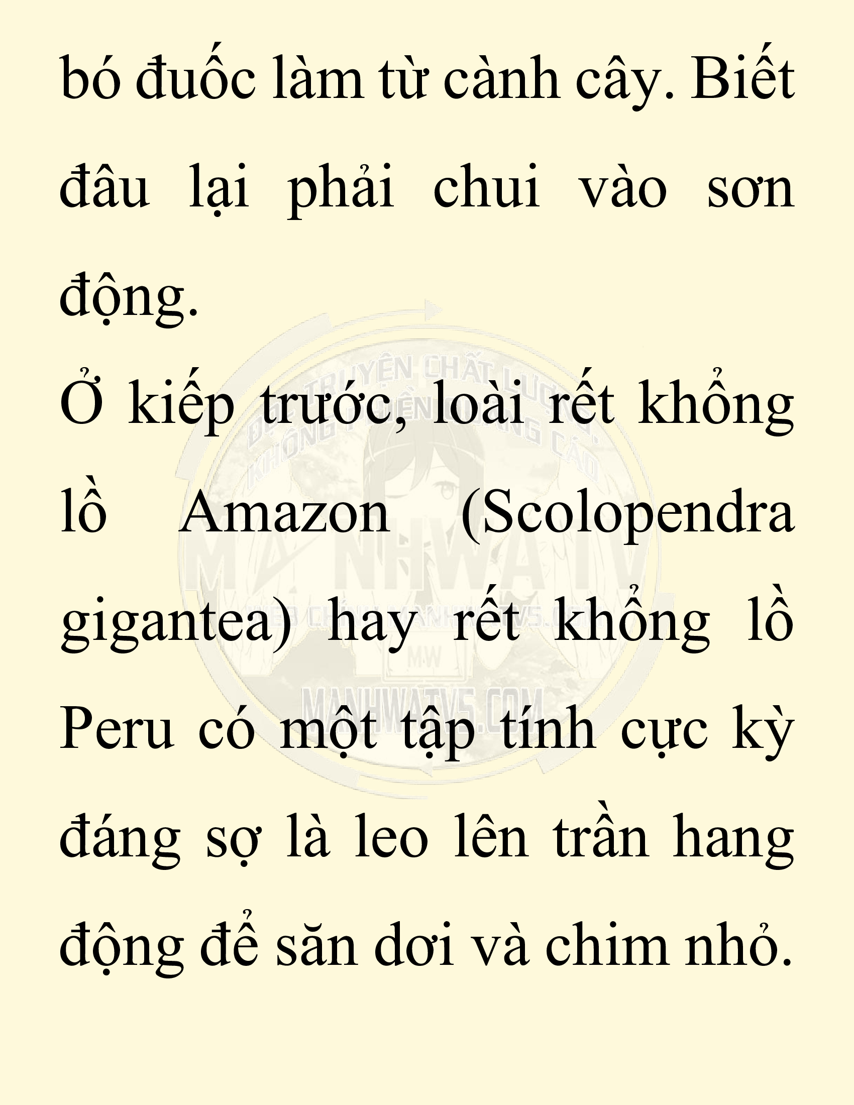 Đọc truyện SNVT[NOVEL] Chuyên Gia Côn Trùng Đường Gia Tứ Xuyên - Chap 6: Thanh Ban Ngô Công