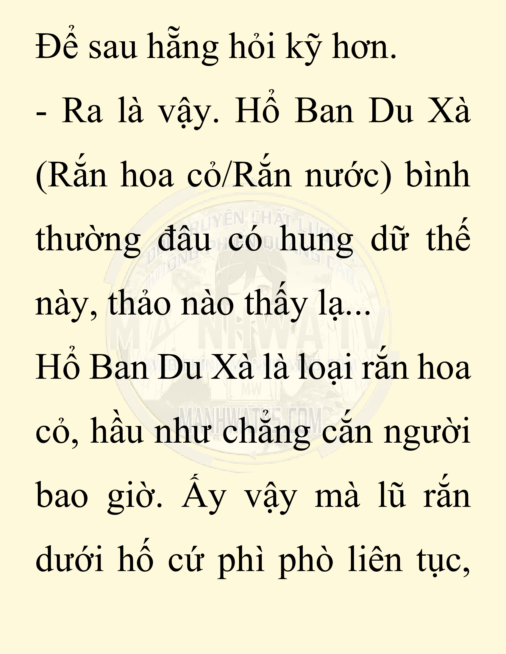 Đọc truyện SNVT[NOVEL] Chuyên Gia Côn Trùng Đường Gia Tứ Xuyên - Chap 68: Thiên Địch
