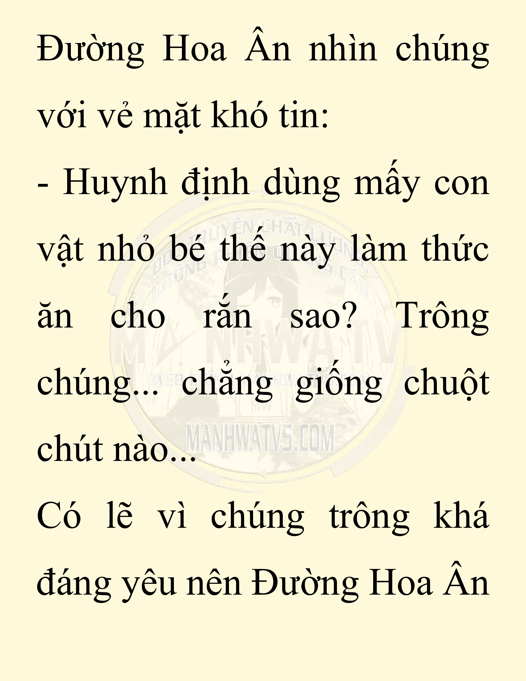 Đọc truyện SNVT[NOVEL] Chuyên Gia Côn Trùng Đường Gia Tứ Xuyên - Chap 78: Độc Vật Viên