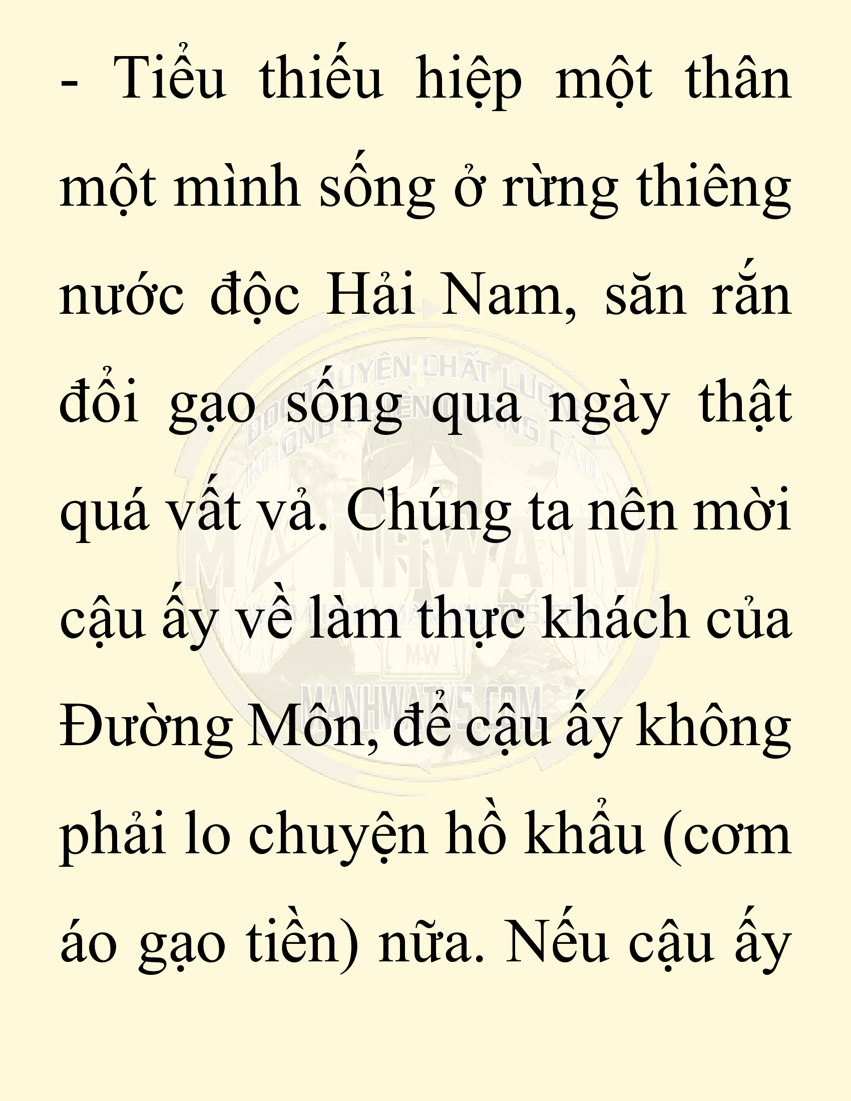 Đọc truyện SNVT[NOVEL] Chuyên Gia Côn Trùng Đường Gia Tứ Xuyên - Chap 8: Người Một Nhà