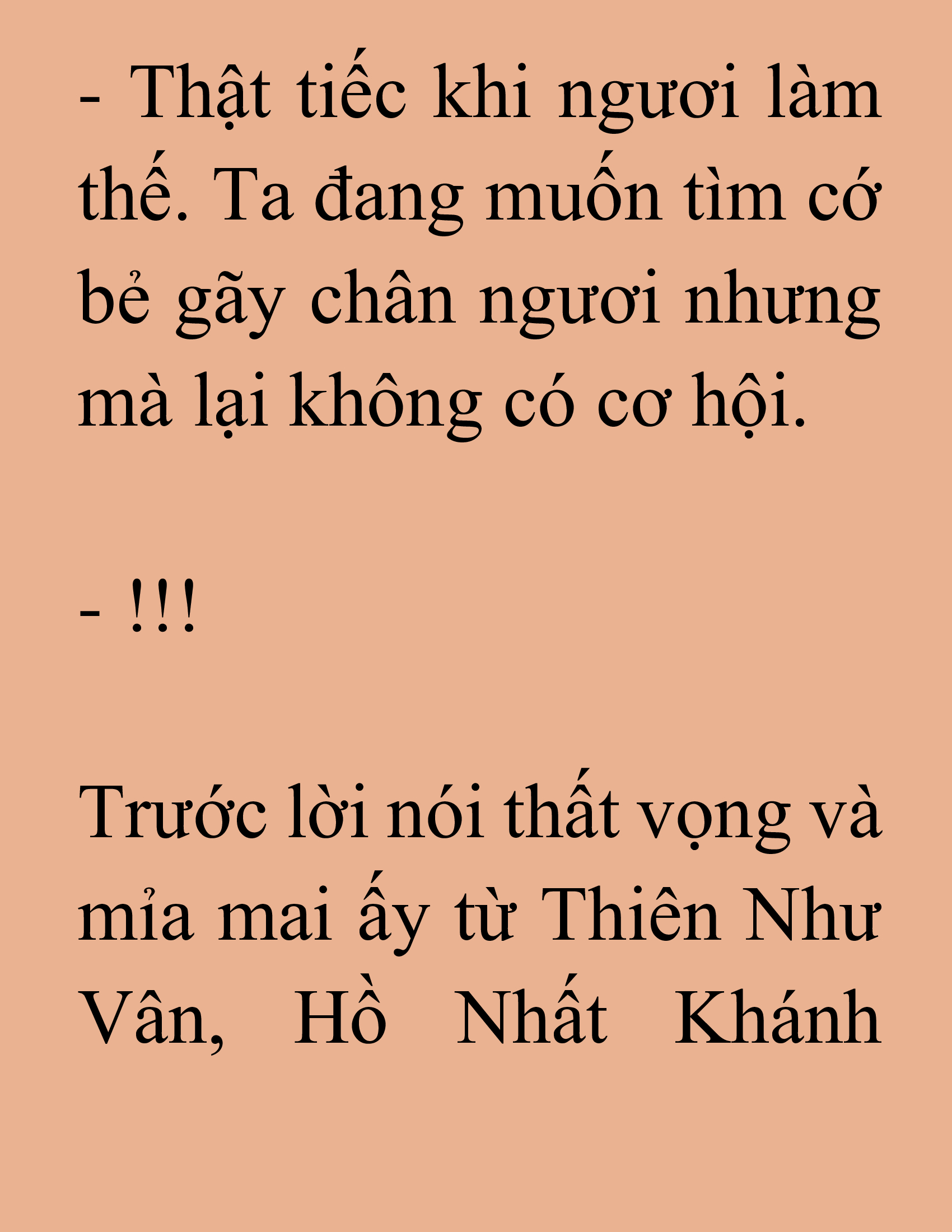 Đọc truyện SNVT[NOVEL] Ma Thần Giáng Lâm - Chương 21: Con Tin. (1)