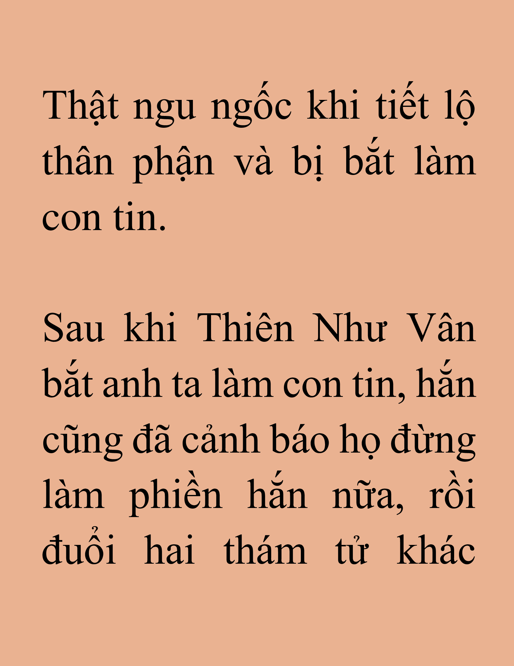 Đọc truyện SNVT[NOVEL] Ma Thần Giáng Lâm - Chương 21: Con Tin. (1)