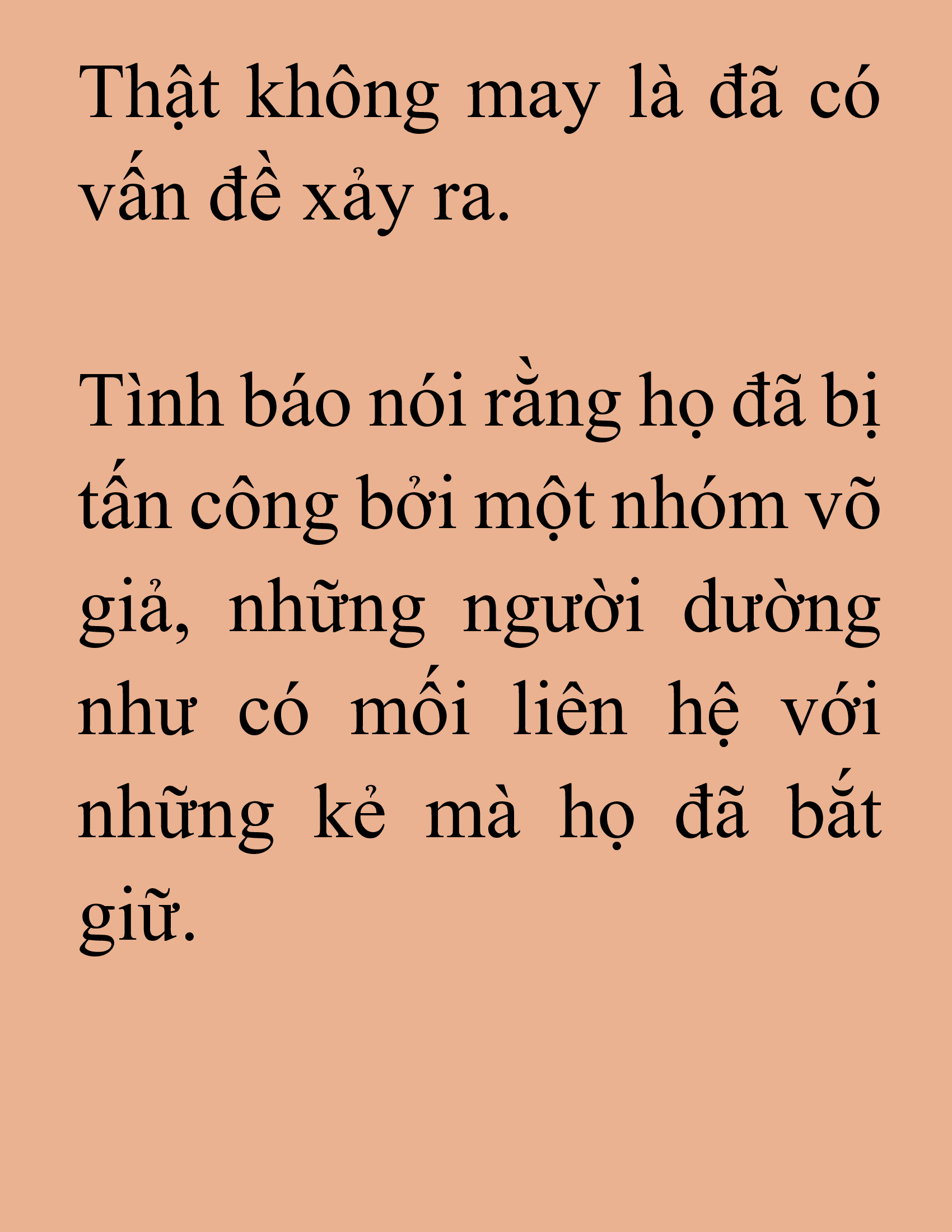 Đọc truyện SNVT[NOVEL] Ma Thần Giáng Lâm - Chương 22: Con Tin. (2)