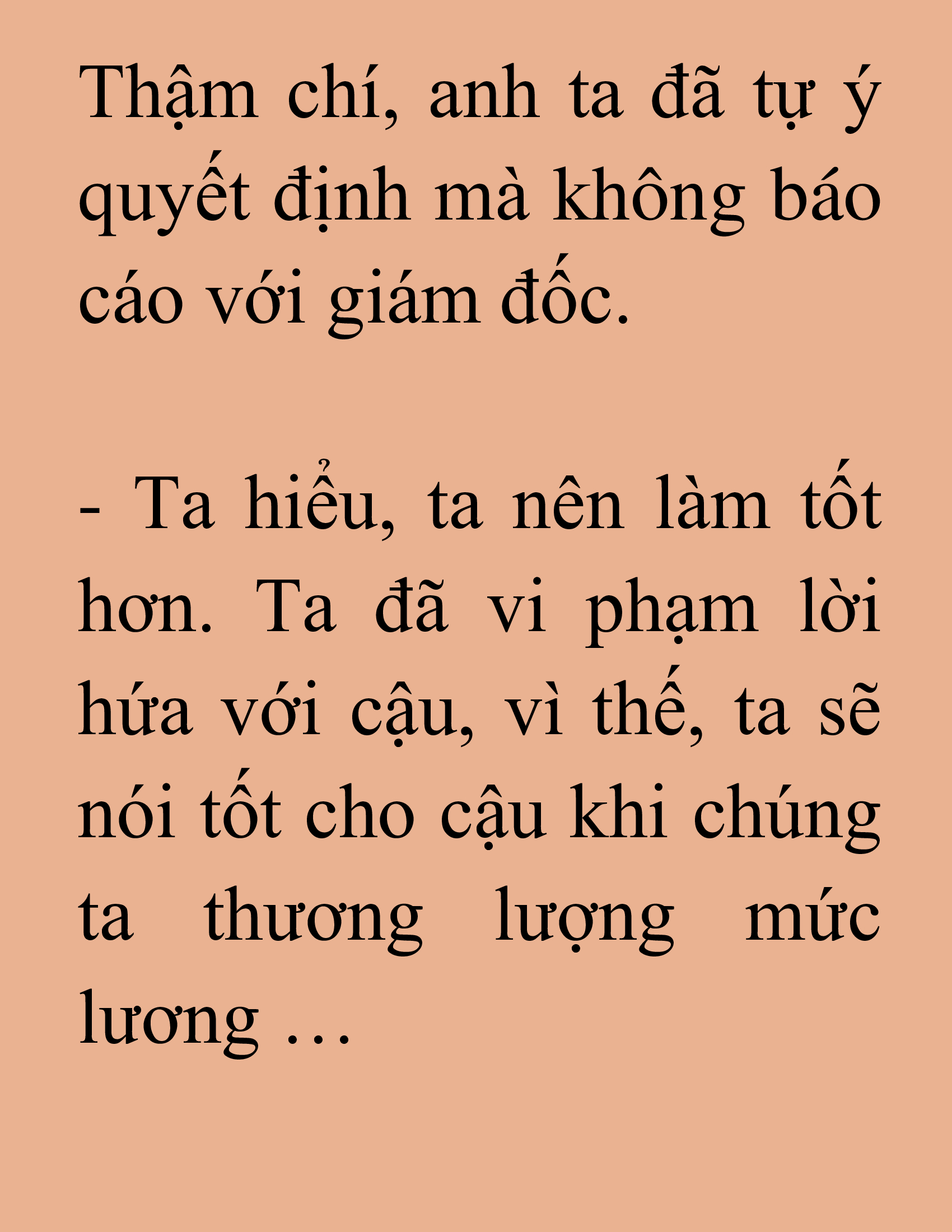 Đọc truyện SNVT[NOVEL] Ma Thần Giáng Lâm - Chương 35: Cái Giá Cho Sự Thất Hứa.