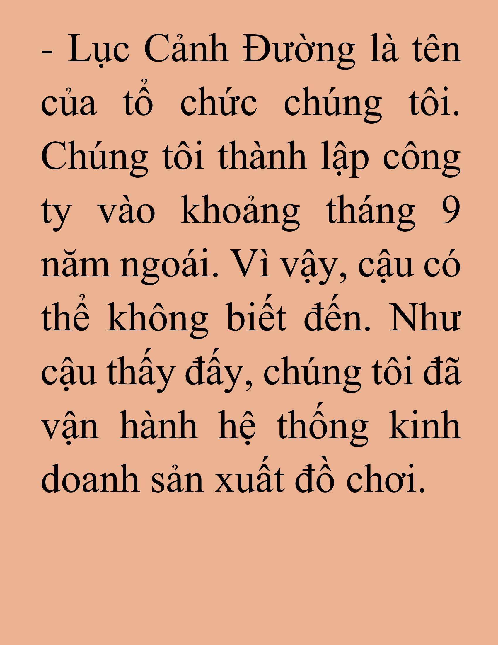 Đọc truyện SNVT[NOVEL] Ma Thần Giáng Lâm - Chương 41: Lục Cảnh Đường. (1)