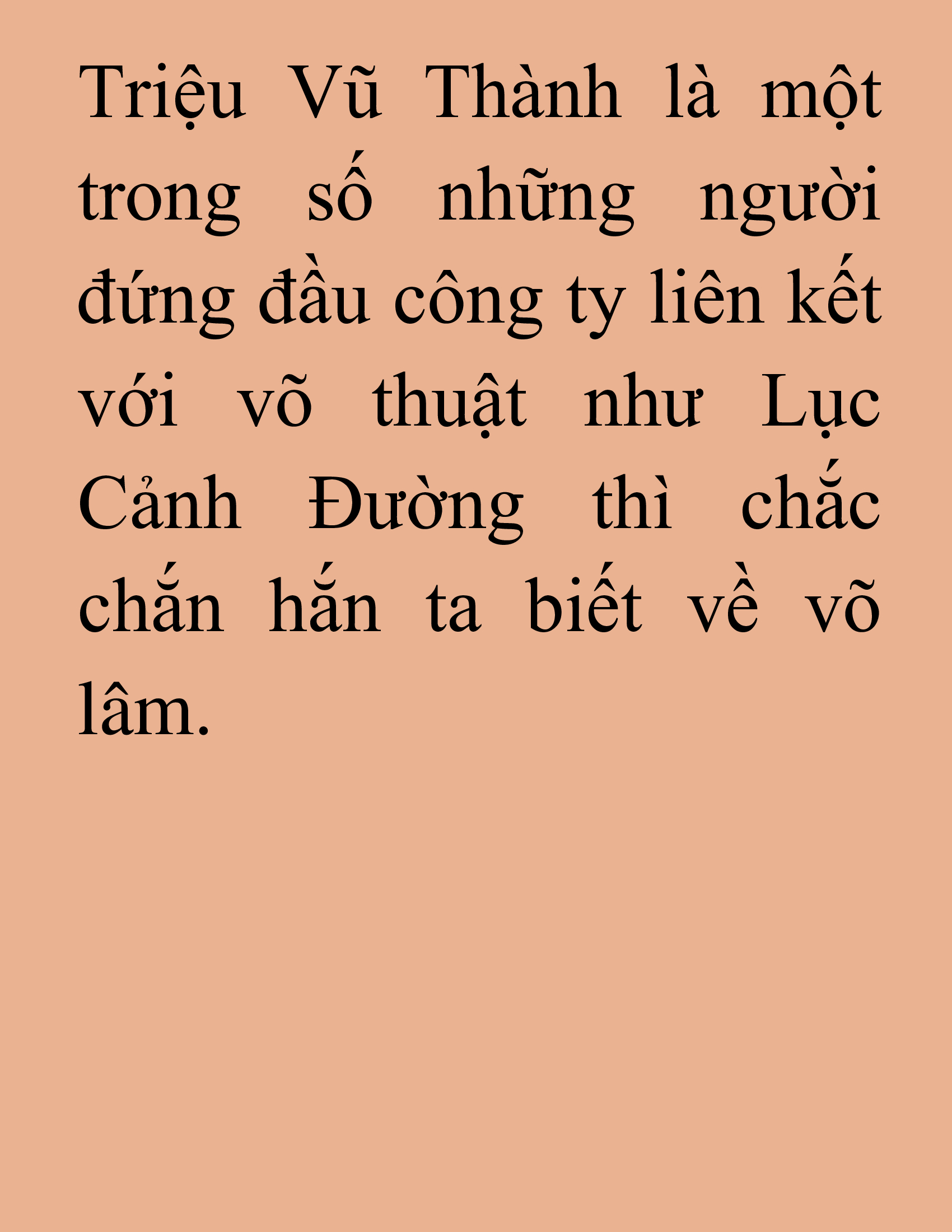 Đọc truyện SNVT[NOVEL] Ma Thần Giáng Lâm - Chương 42: Lục Cảnh Đường. (2)