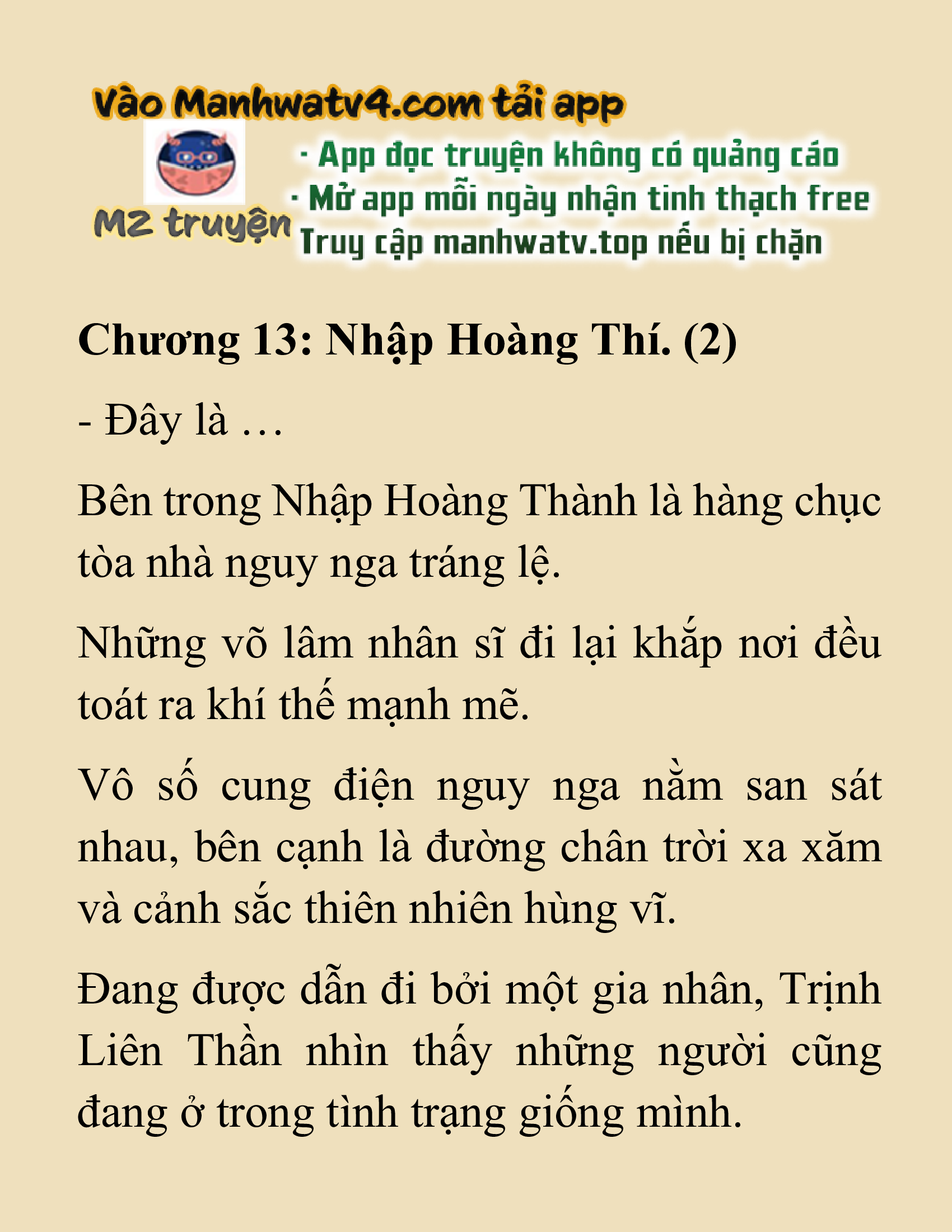 Đọc truyện SNVT[NOVEL] Nghịch Thiên Cải Mệnh - Chương 13: 