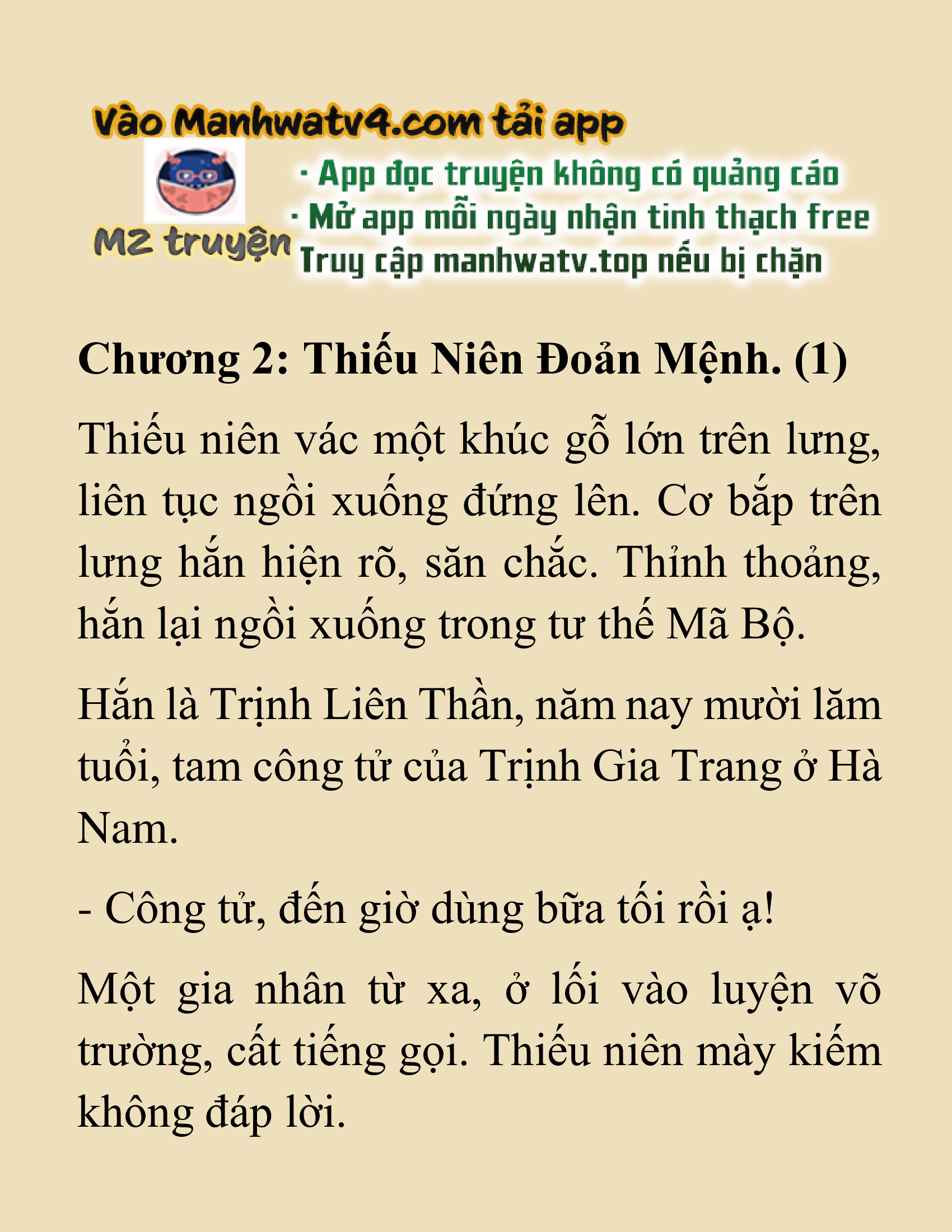 Đọc truyện SNVT[NOVEL] Nghịch Thiên Cải Mệnh - Chương 2