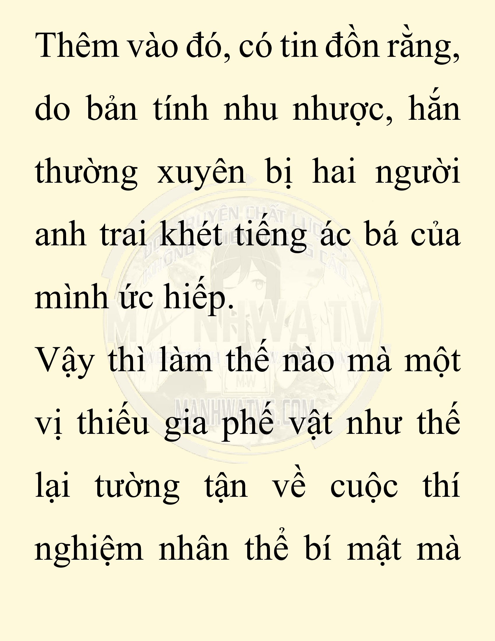 Đọc truyện SNVT[NOVEL] Người Bảo Trợ Của Những Kẻ Phản Diện - Chap 2