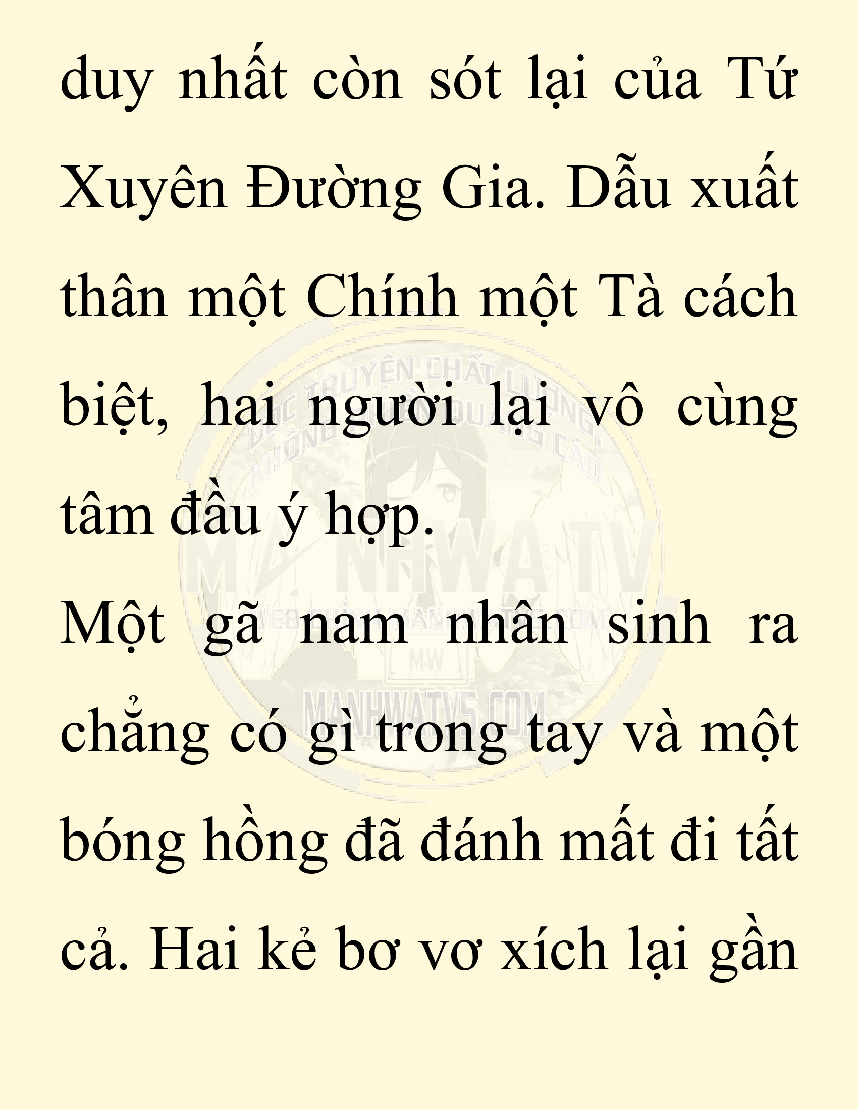 Đọc truyện SNVT[NOVEL] Ta Bắt Cóc Tiểu Nữ Đường Gia Tứ Xuyên - Chap 1: Trọng Sinh
