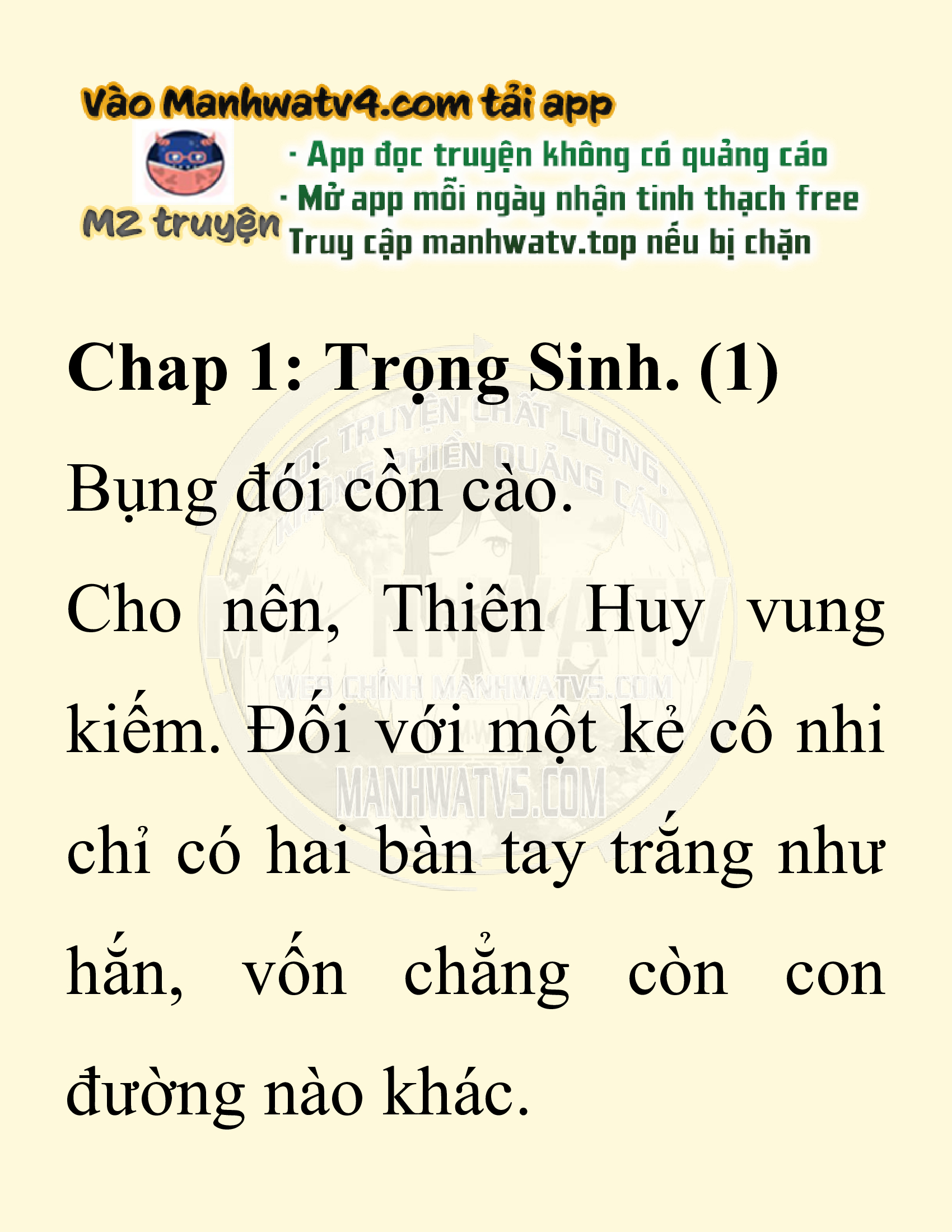 Đọc truyện SNVT[NOVEL] Ta Bắt Cóc Tiểu Nữ Đường Gia Tứ Xuyên - Chap 1: Trọng Sinh