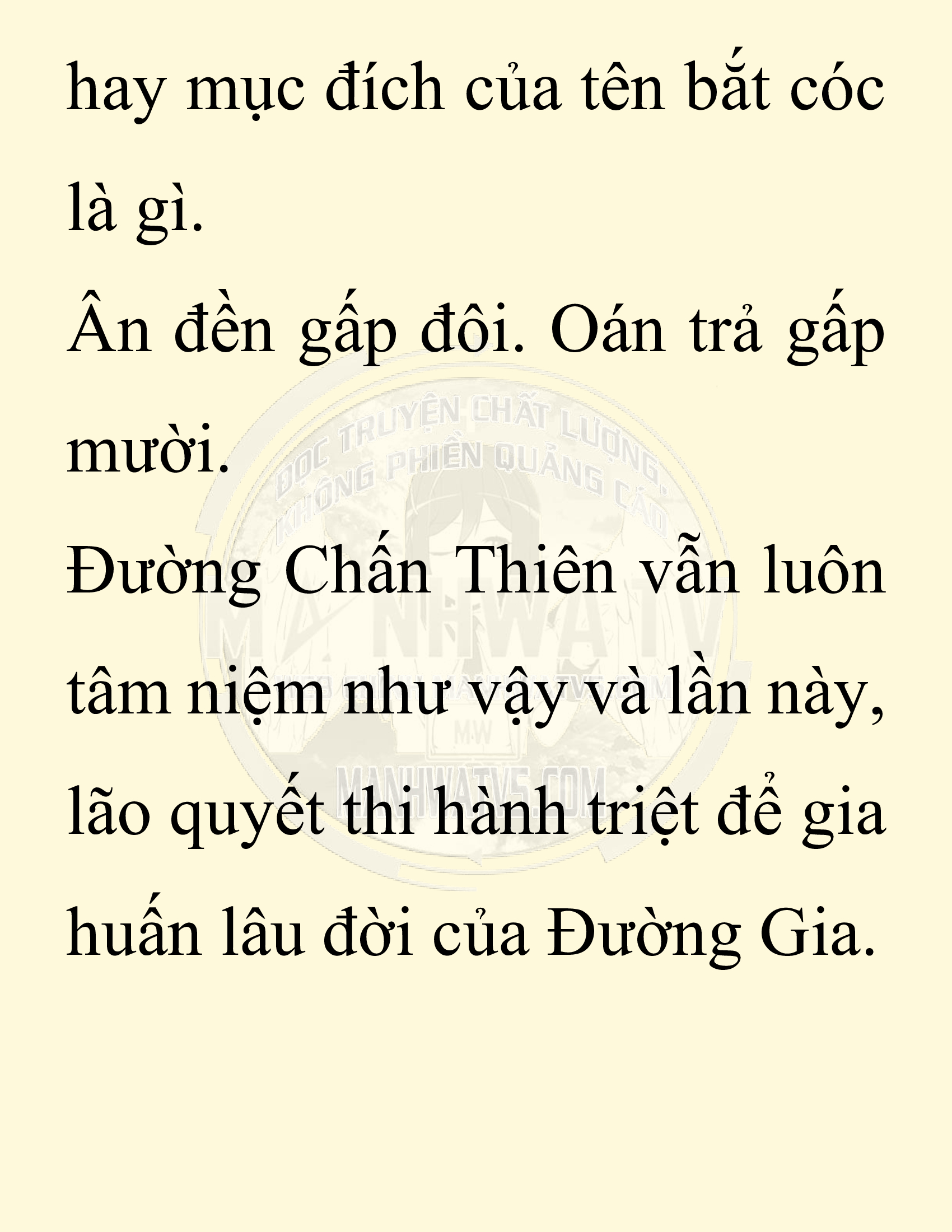 Đọc truyện SNVT[NOVEL] Ta Bắt Cóc Tiểu Nữ Đường Gia Tứ Xuyên - Chap 15: Ân Oán