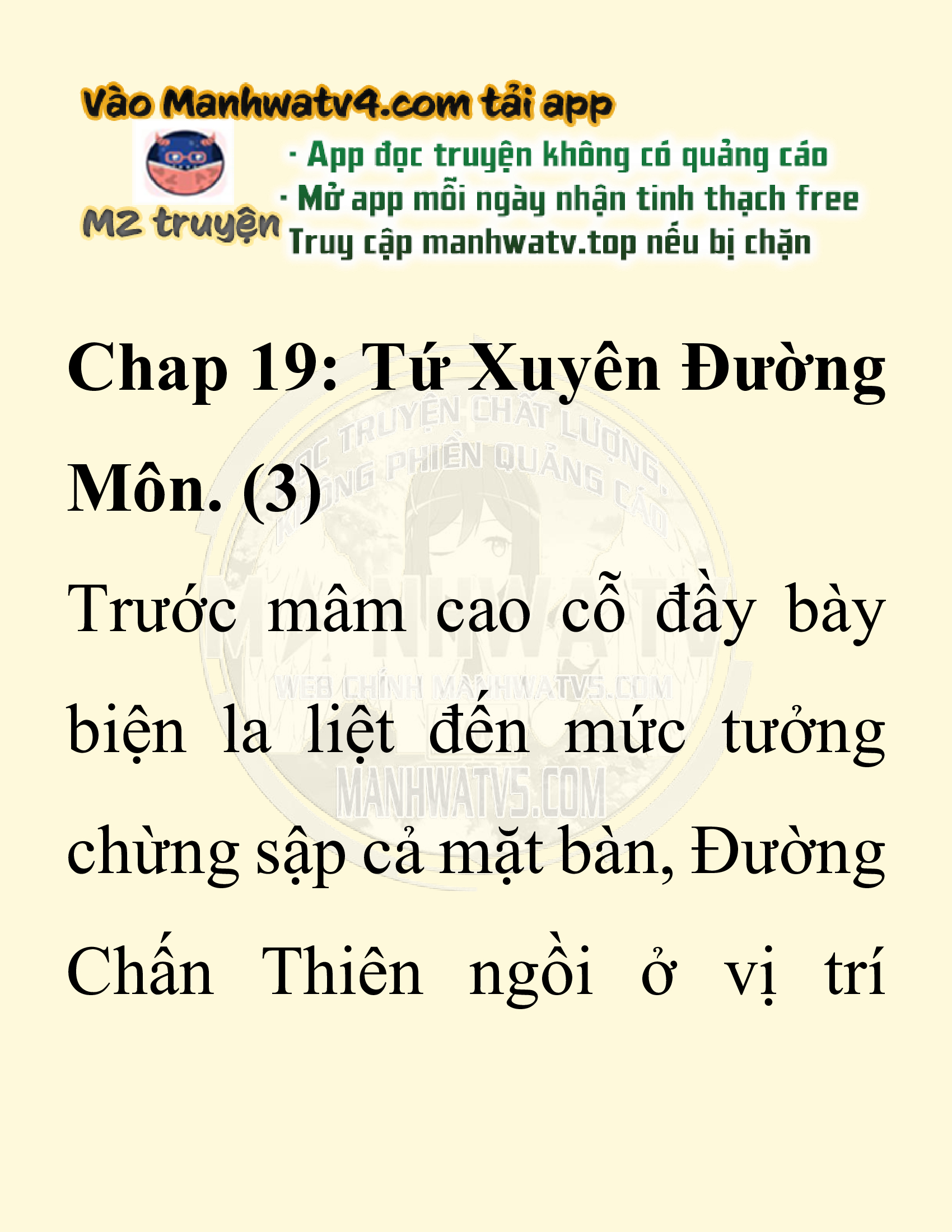 Đọc truyện SNVT[NOVEL] Ta Bắt Cóc Tiểu Nữ Đường Gia Tứ Xuyên - Chap 19: Tứ Xuyên Đường Môn