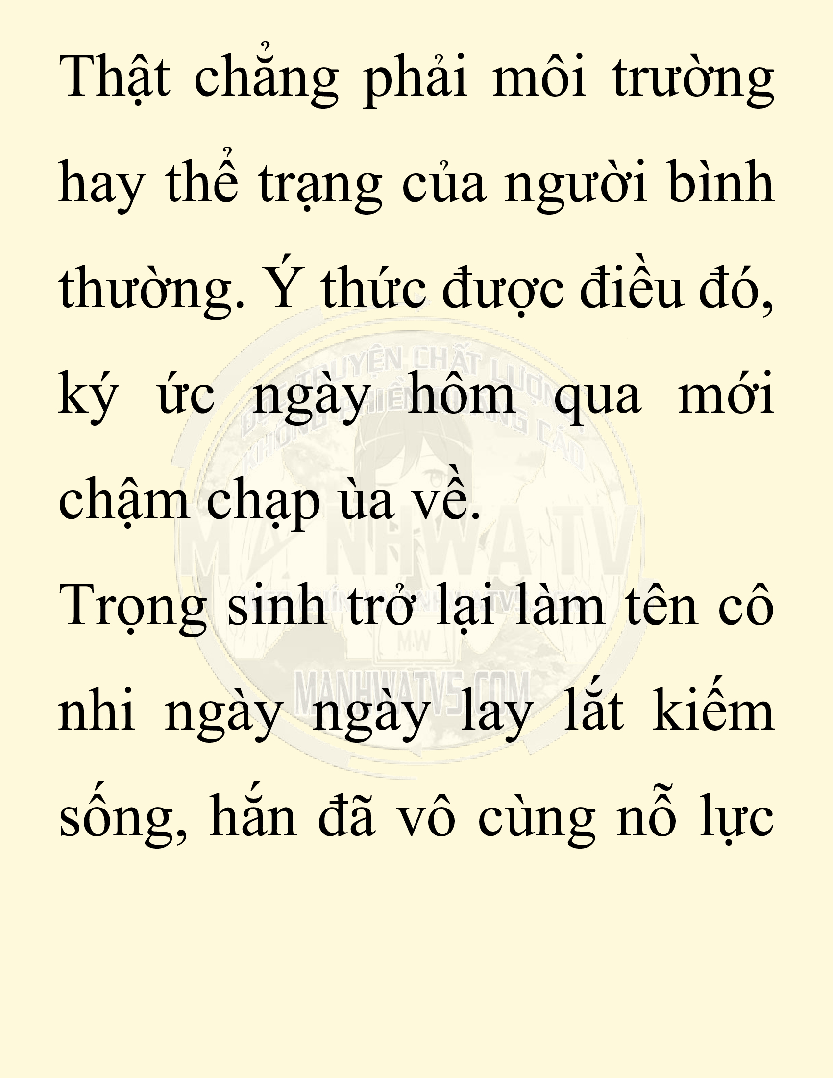 Đọc truyện SNVT[NOVEL] Ta Bắt Cóc Tiểu Nữ Đường Gia Tứ Xuyên - Chap 2: Trọng Sinh